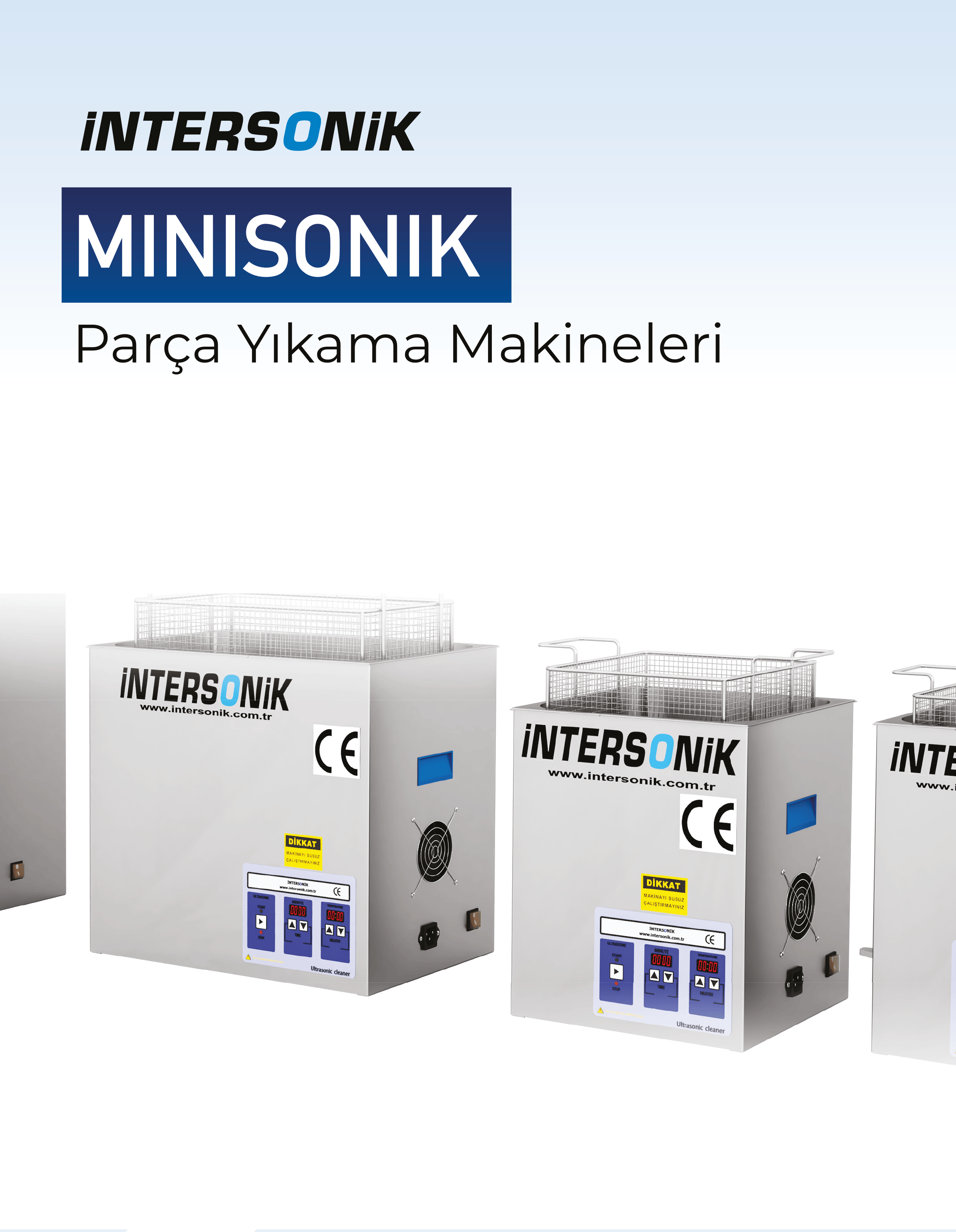 Yüzey İşlem Teknolojisi ve MakinalarıİNTERSONİKMinisonik Parça Yıkama Makineleri Mini4Minisonik Parça Yıkama Makineleri Mini4