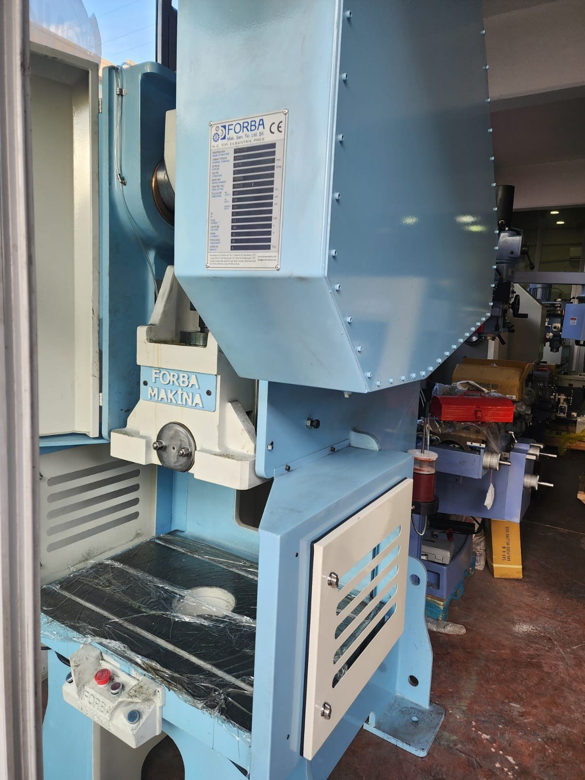Yüzey İşlem ve Kaplama SistemleriEnka Mak100 Ton Eksantrik Pres Tezgahı Hava Kavramalı