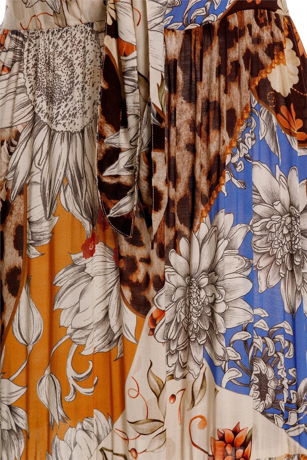 Agua Bendita Gabrielle Quilt 19714 Kadın Plaj Elbisesi Çok Renkli