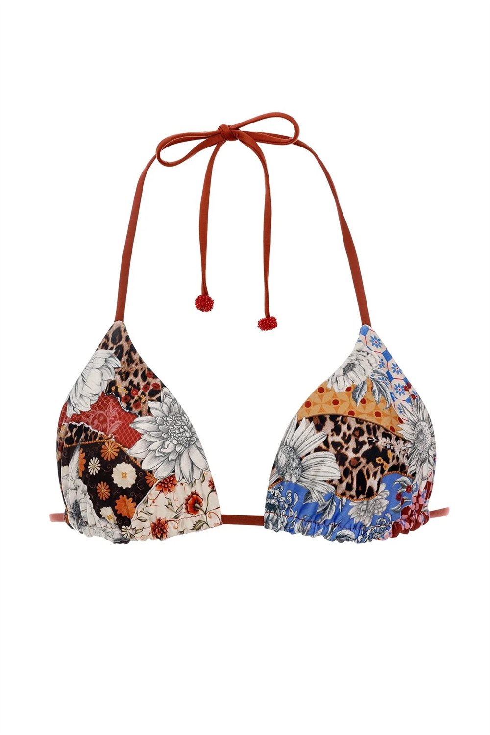 Agua Bendita Lolita Quilt 19355 Kadın Bikini Üstü Çok Renkli
