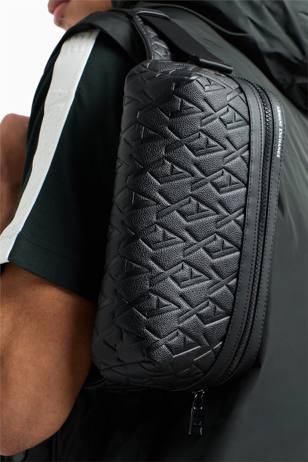 Armani Exchange Erkek Bel Çantası Siyah