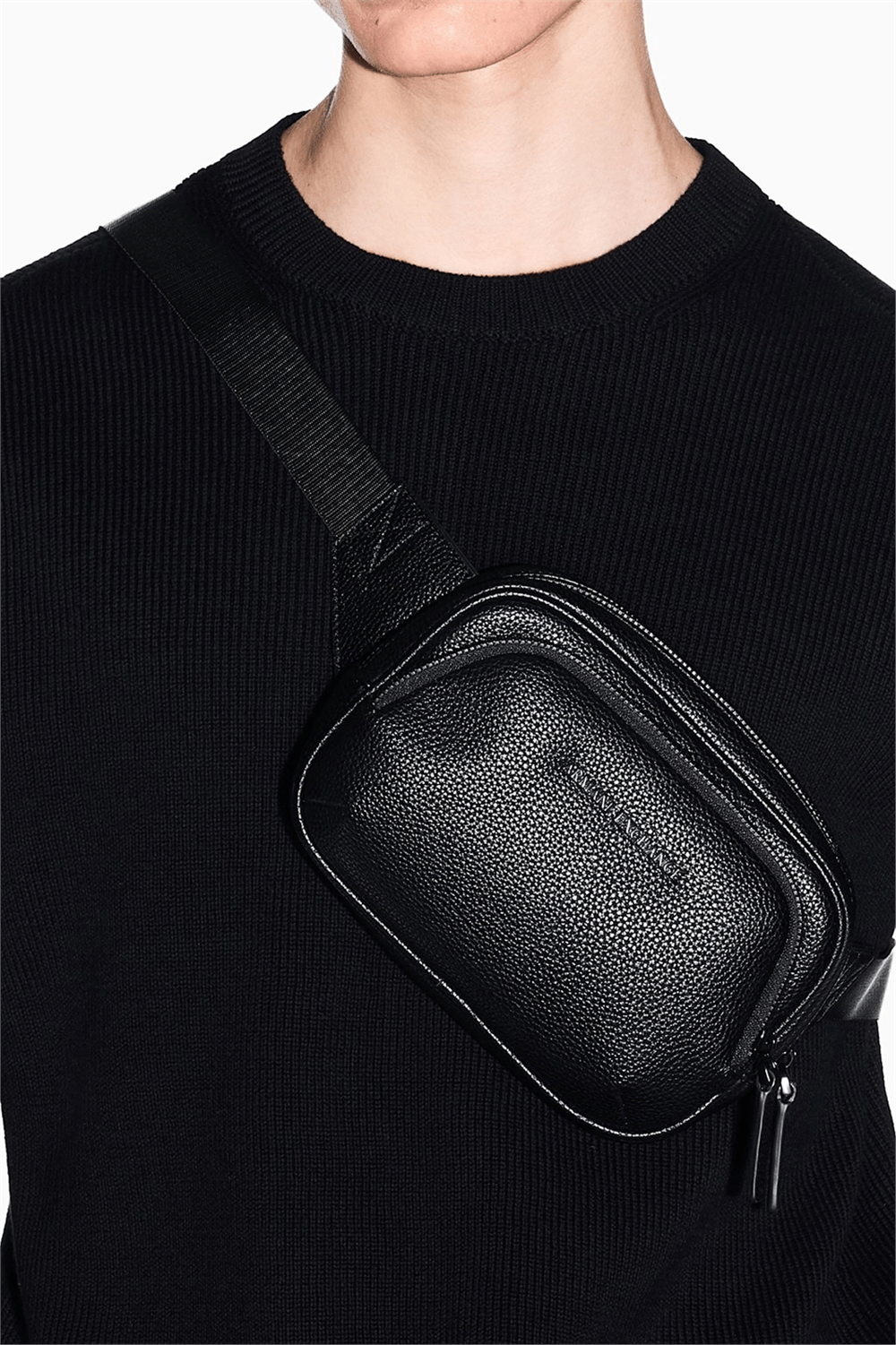 Armani Exchange Erkek Bel Çantası Siyah