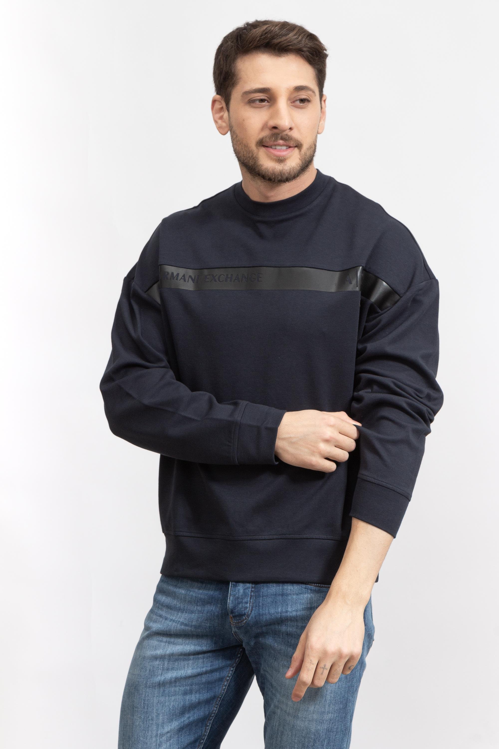 Armani Exchange Erkek Bisiklet Yaka Sweatshirt