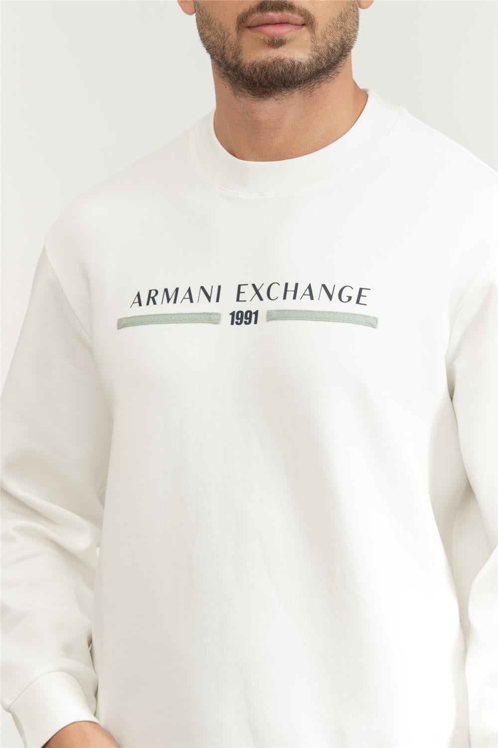 Armani Exchange Erkek Bisiklet Yaka Sweatshirt