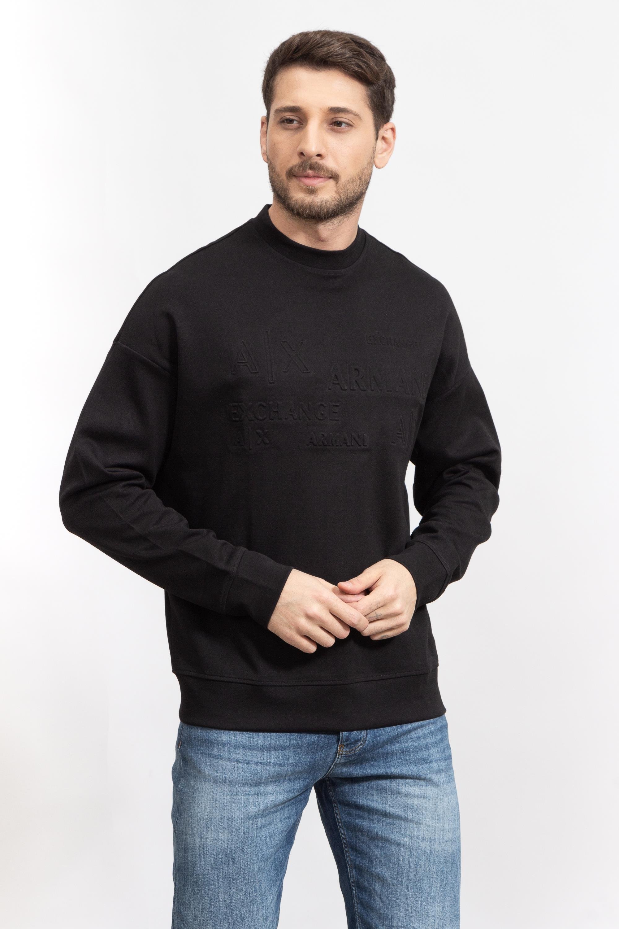 Armani Exchange Erkek Bisiklet Yaka Sweatshirt