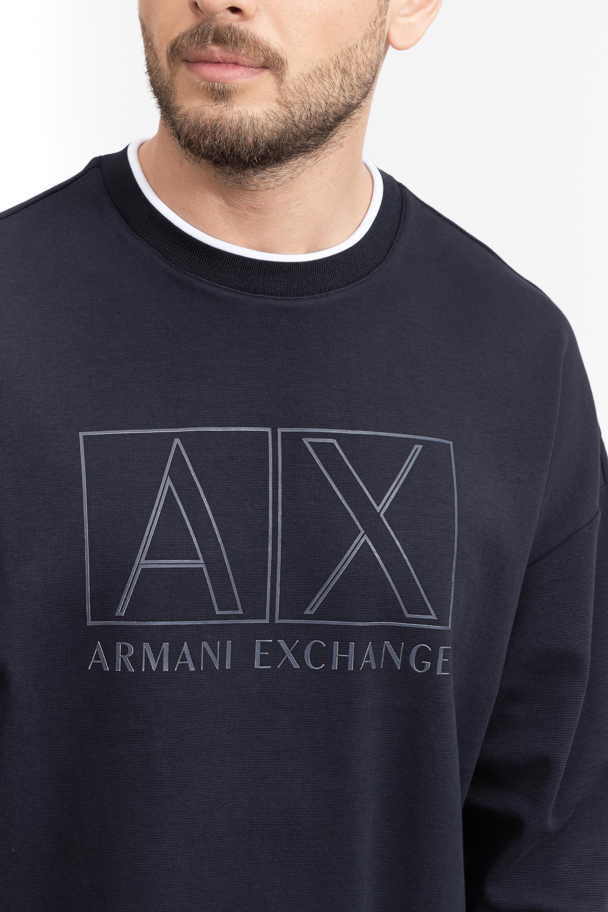 Armani Exchange Erkek Bisiklet Yaka Sweatshirt