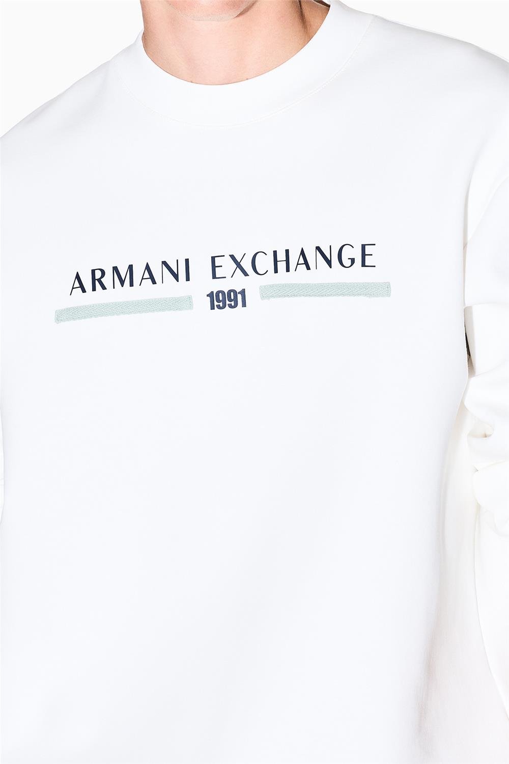 Armani Exchange Erkek Bisiklet Yaka Sweatshirt
