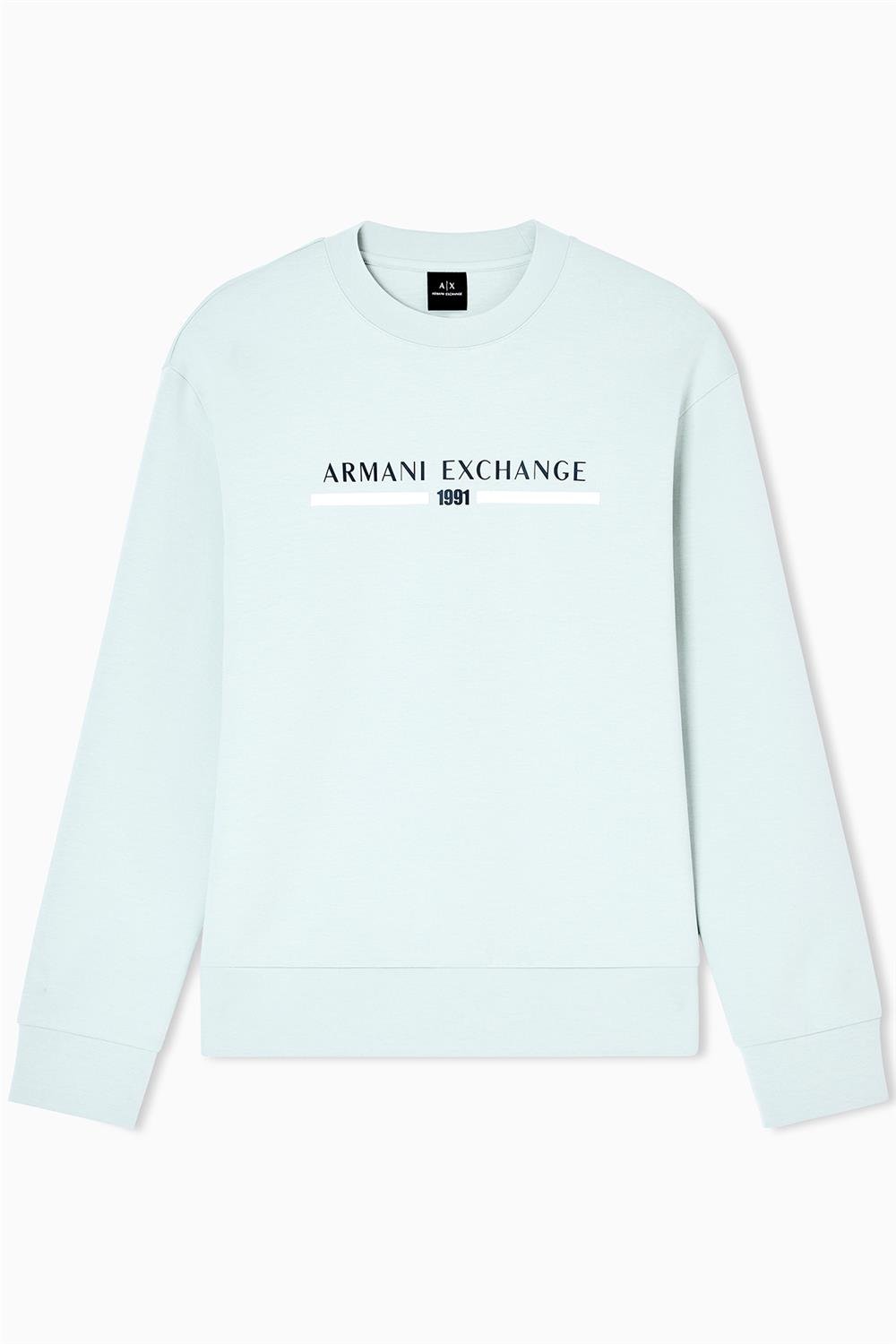 Armani Exchange Erkek Bisiklet Yaka Sweatshirt