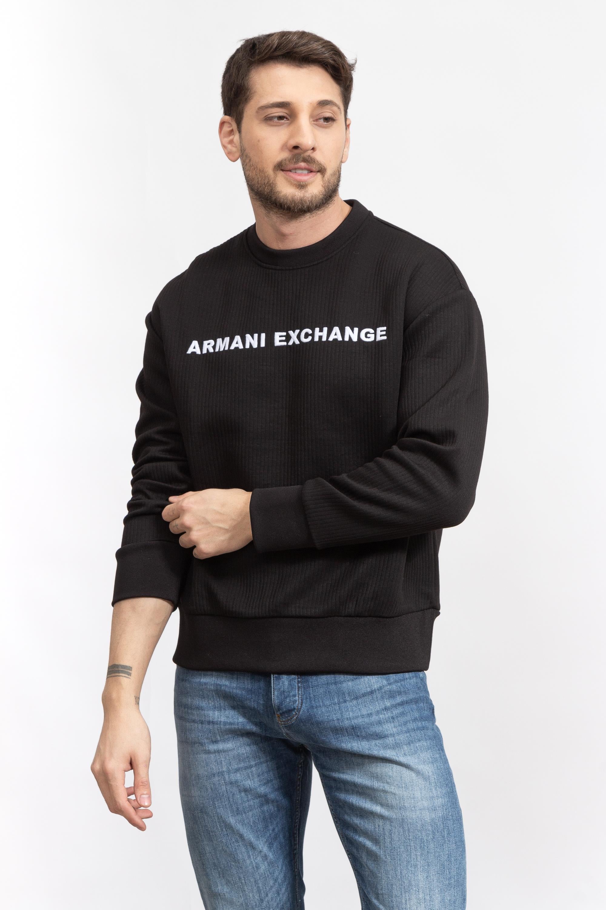Armani Exchange Erkek Bisiklet Yaka Sweatshirt