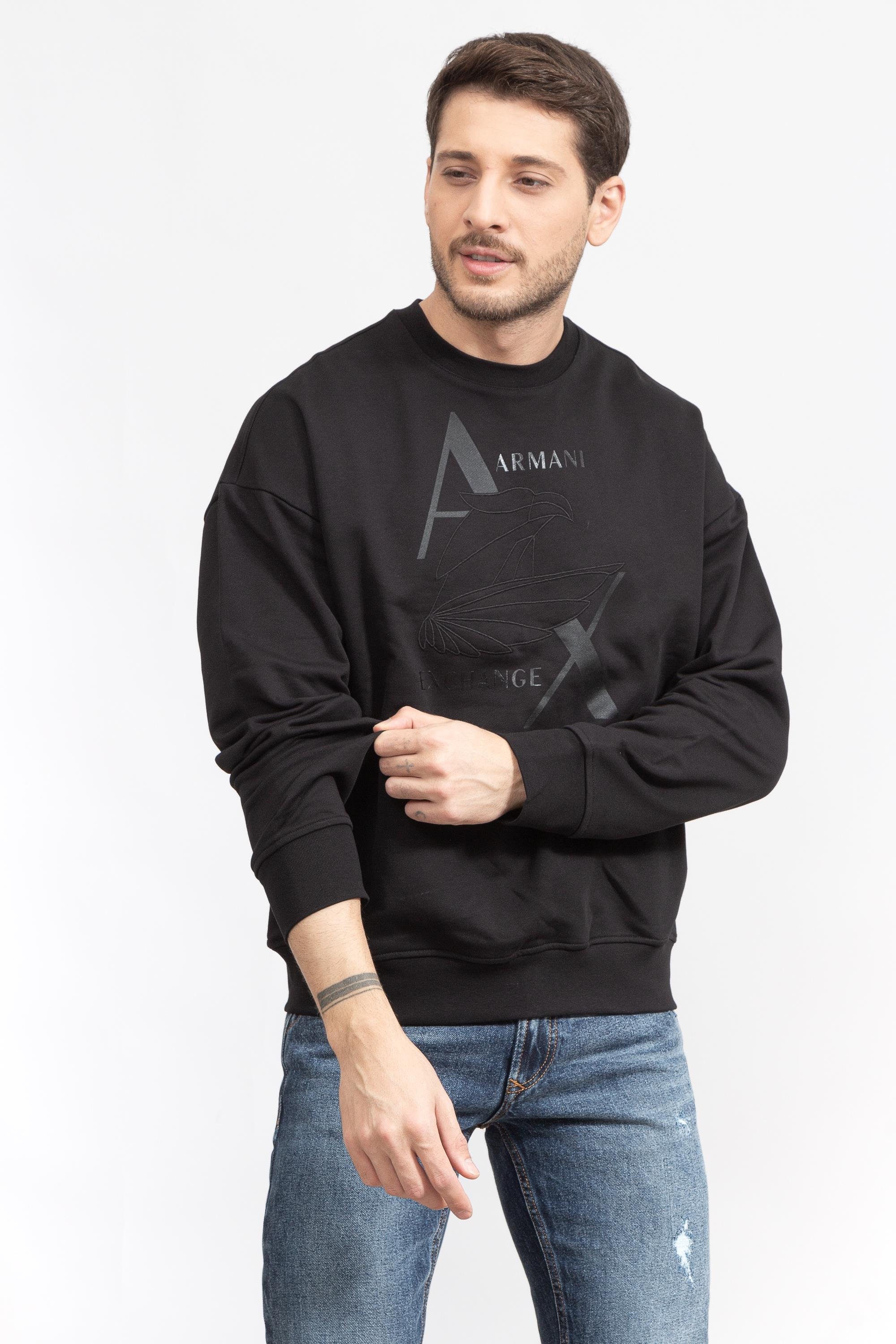Armani Exchange Erkek Bisiklet Yaka Sweatshirt