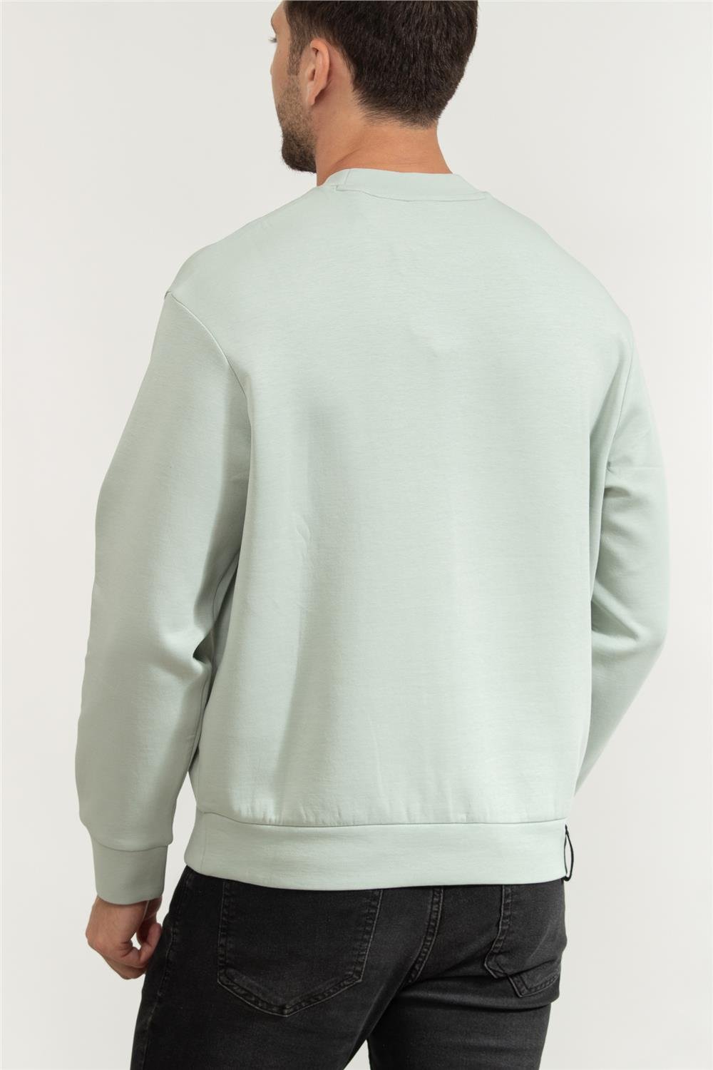 Armani Exchange Erkek Bisiklet Yaka Sweatshirt