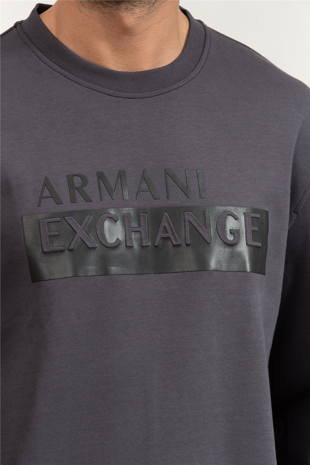 Armani Exchange Erkek Bisiklet Yaka Sweatshirt