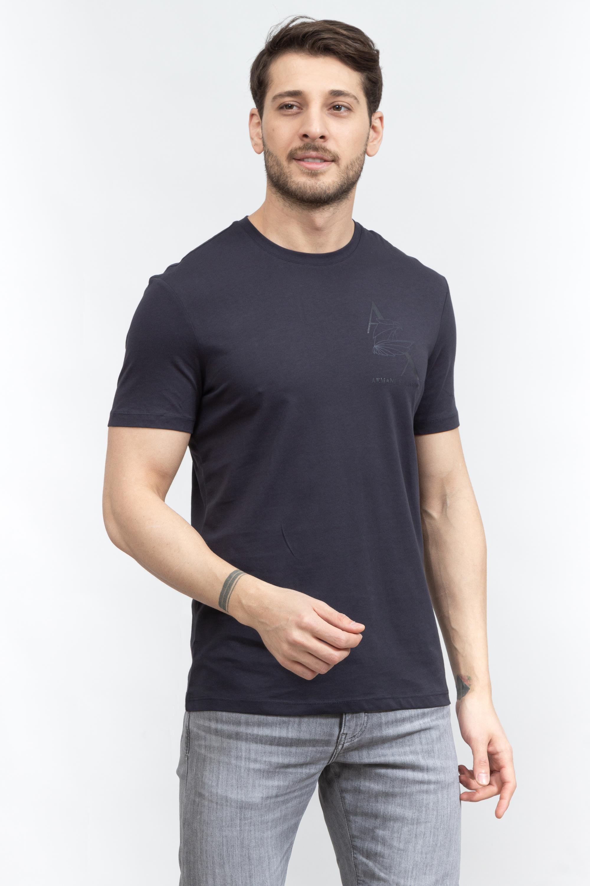 Armani Exchange Erkek Bisiklet Yaka T-Shirt