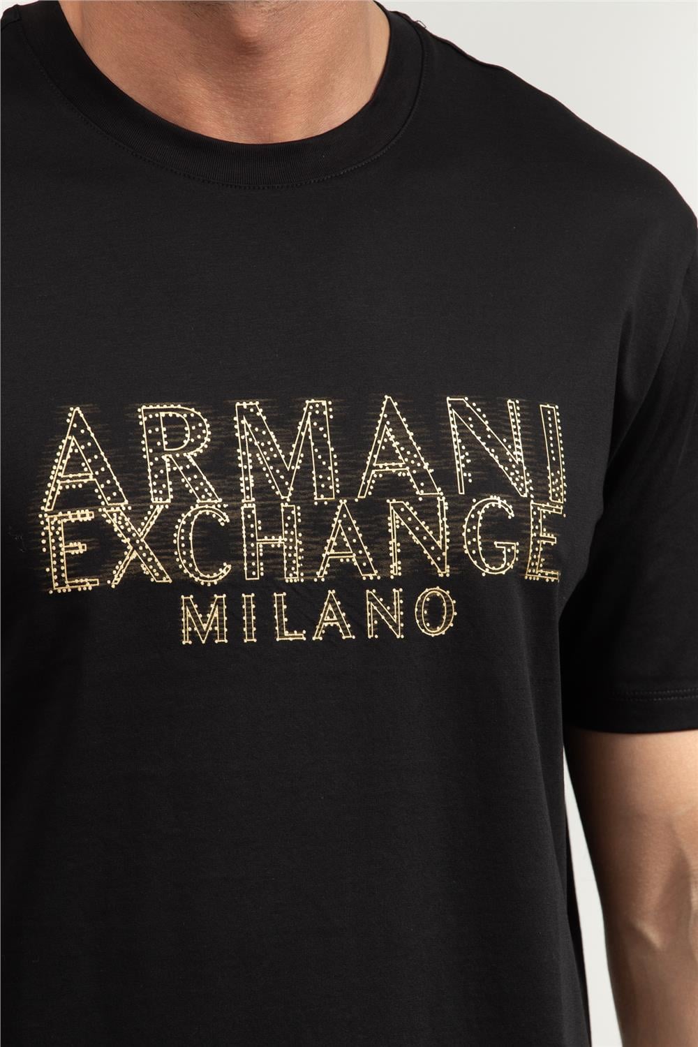Armani Exchange Erkek Bisiklet Yaka T-Shirt