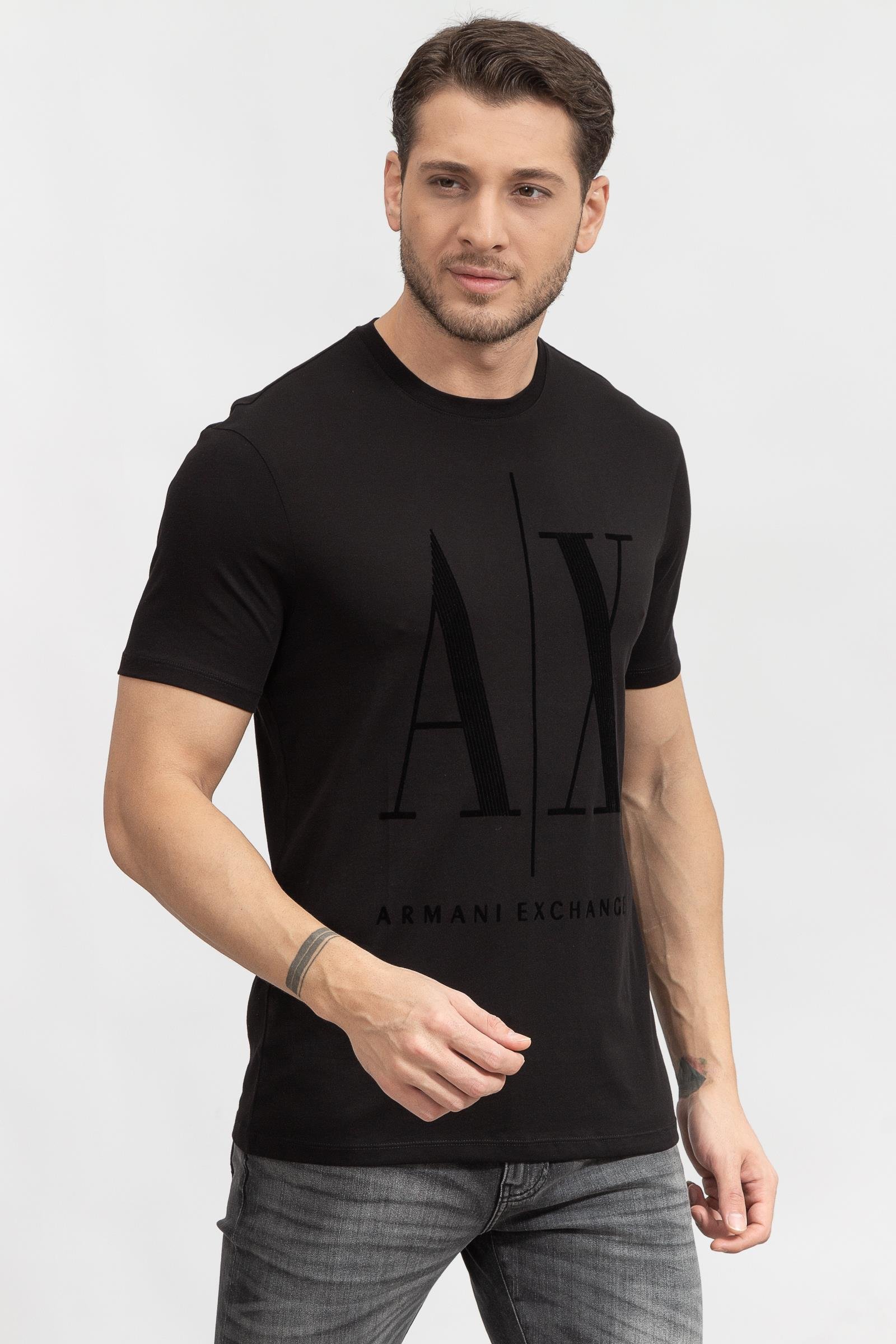 Armani Exchange Erkek Bisiklet Yaka T-Shirt