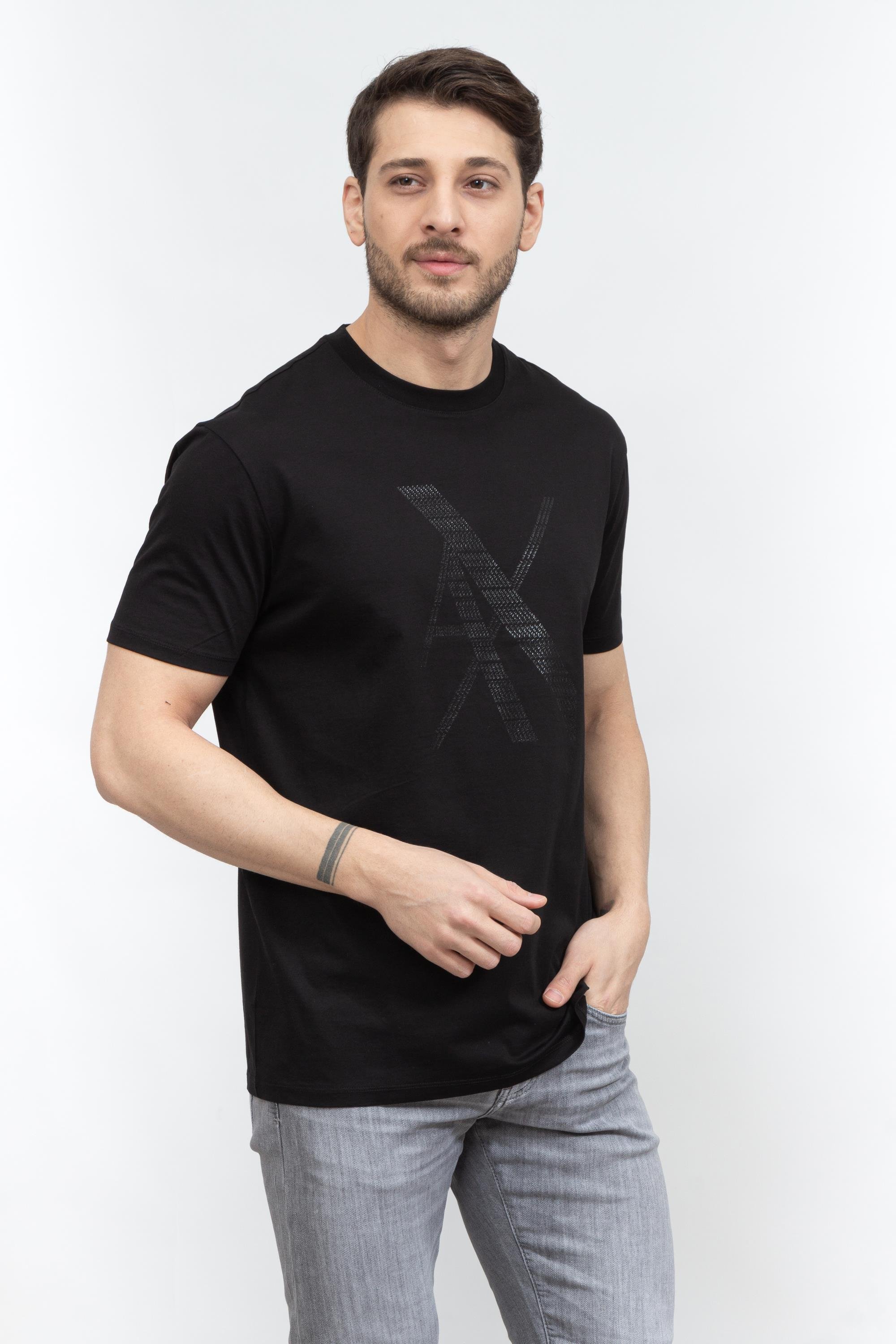Armani Exchange Erkek Bisiklet Yaka T-Shirt