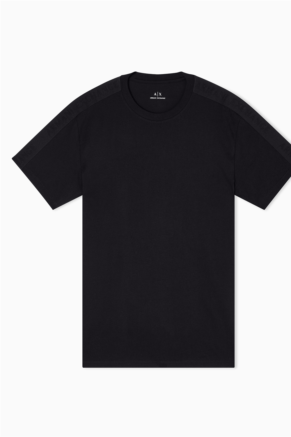 Armani Exchange Erkek Bisiklet Yaka T-Shirt Siyah