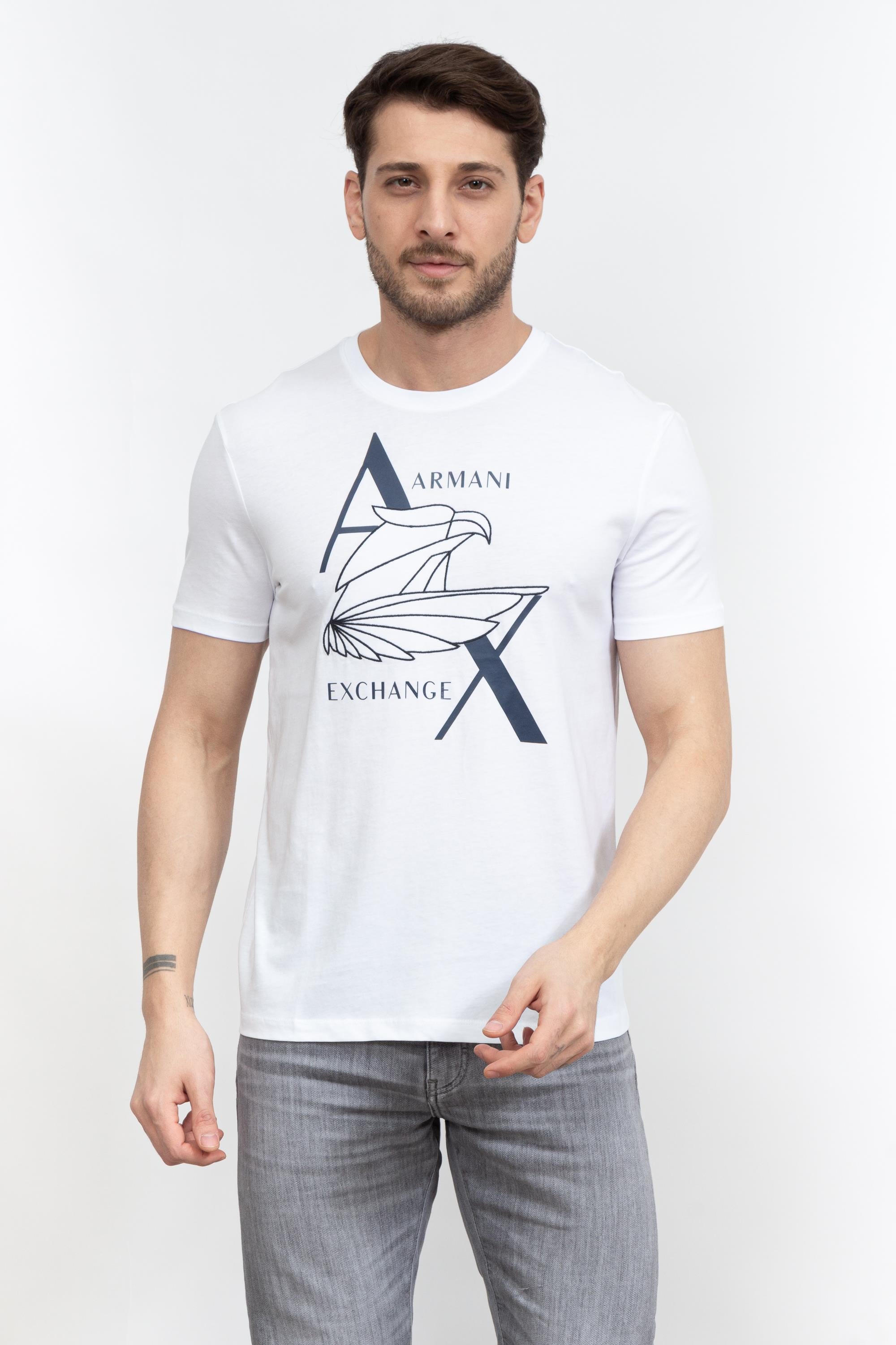 Armani Exchange Erkek Bisiklet Yaka T-Shirt