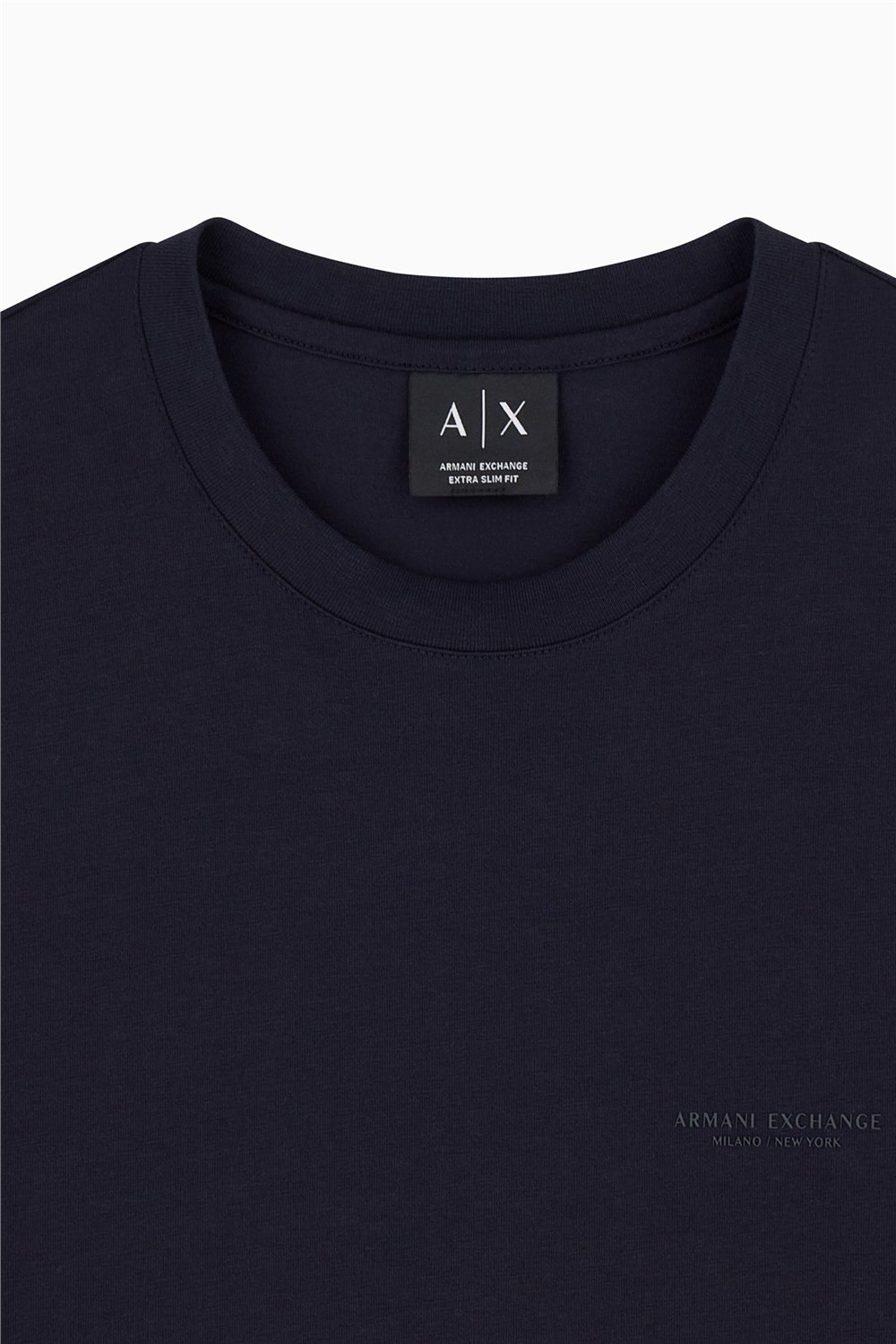 Armani Exchange Erkek Bisiklet Yaka T-Shirt Lacivert