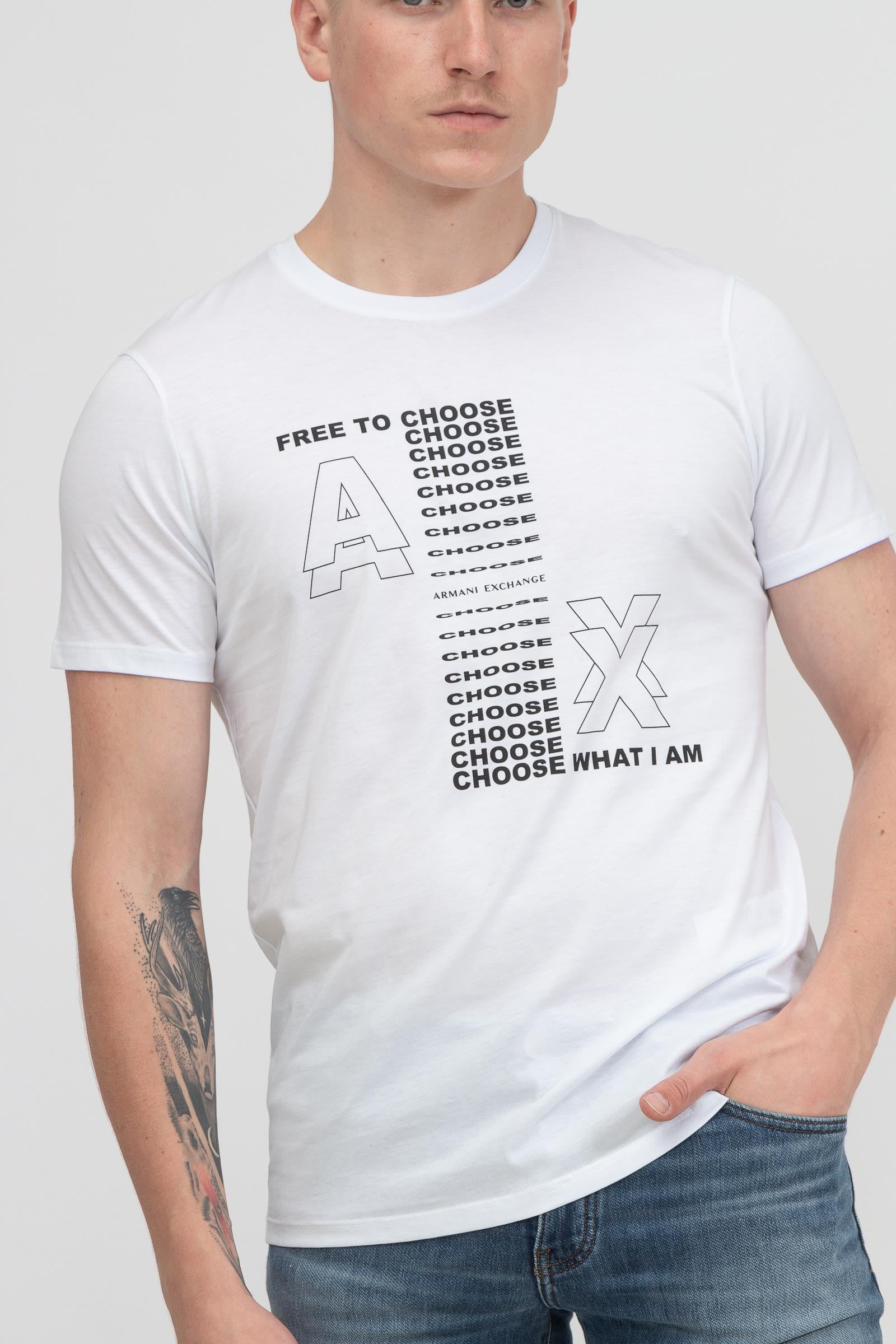 Armani Exchange Erkek Bisiklet Yaka T-Shirt