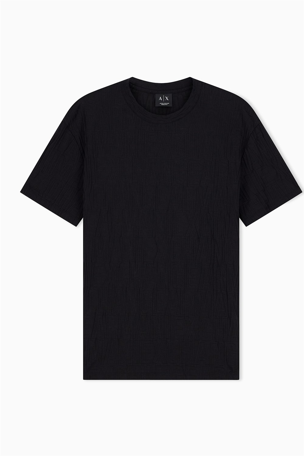 Armani Exchange Erkek Bisiklet Yaka T-Shirt Siyah