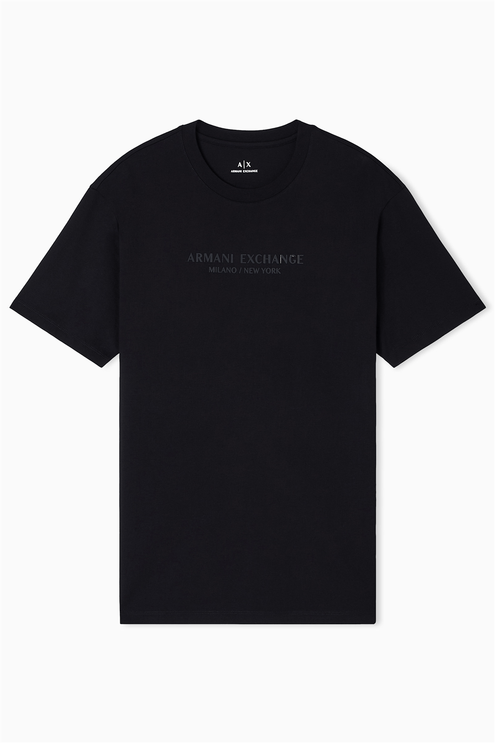 Armani Exchange Erkek Bisiklet Yaka T-Shirt Siyah