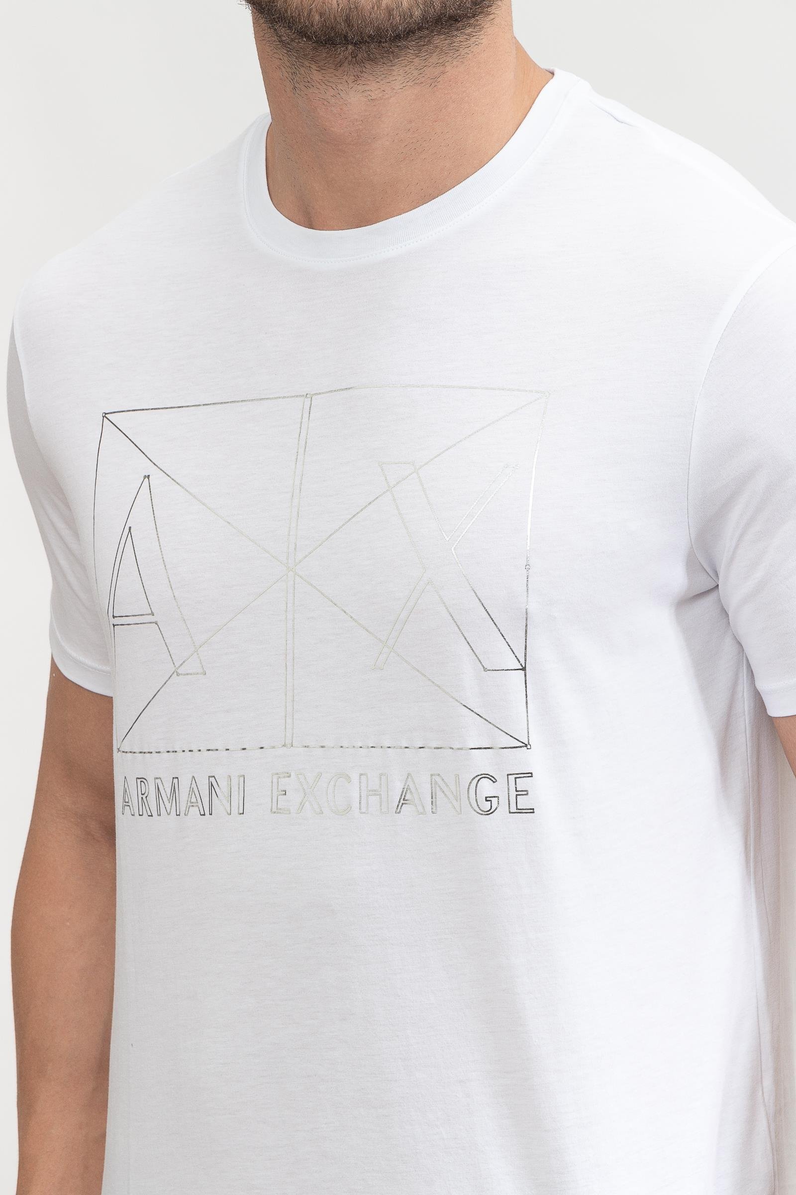 Armani Exchange Erkek Bisiklet Yaka T-Shirt
