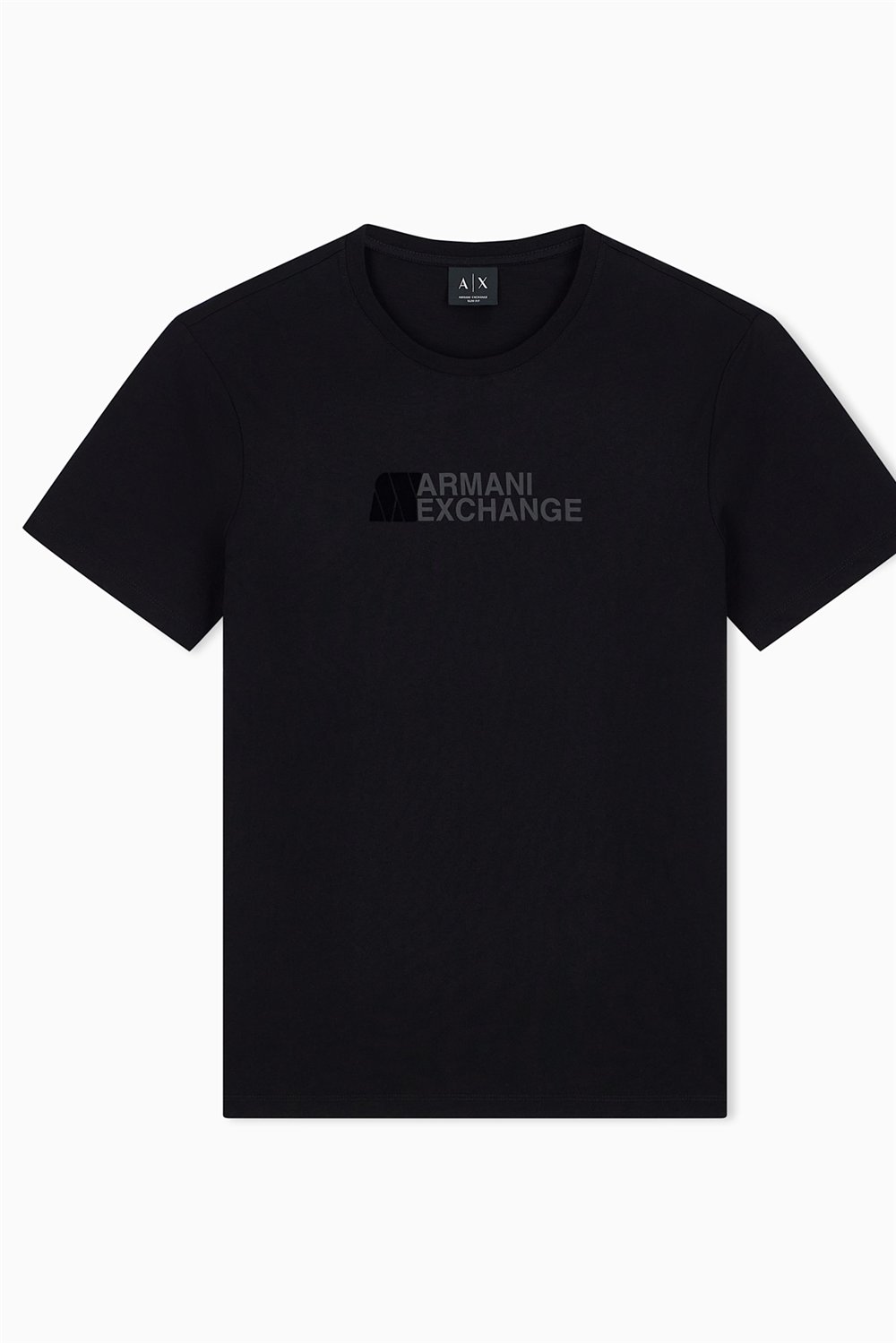 Armani Exchange Erkek Bisiklet Yaka T-Shirt Siyah