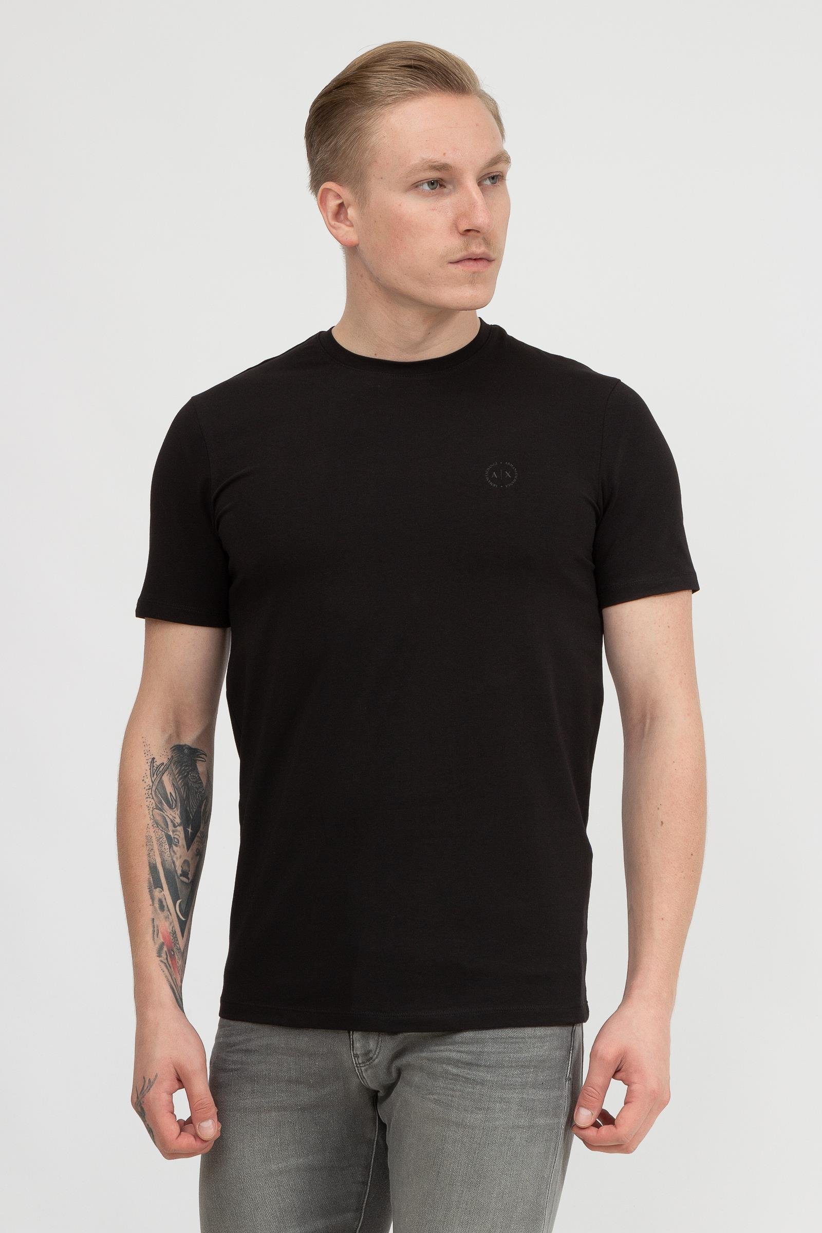 Armani Exchange Erkek Bisiklet Yaka T-Shirt