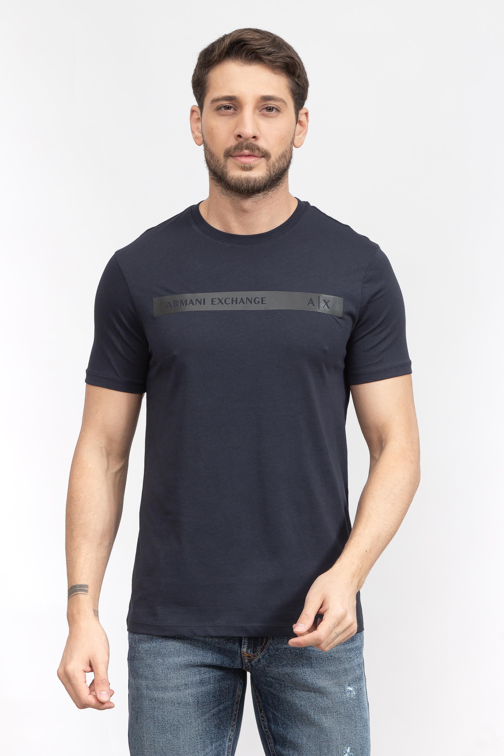 Armani Exchange Erkek Bisiklet Yaka T-Shirt
