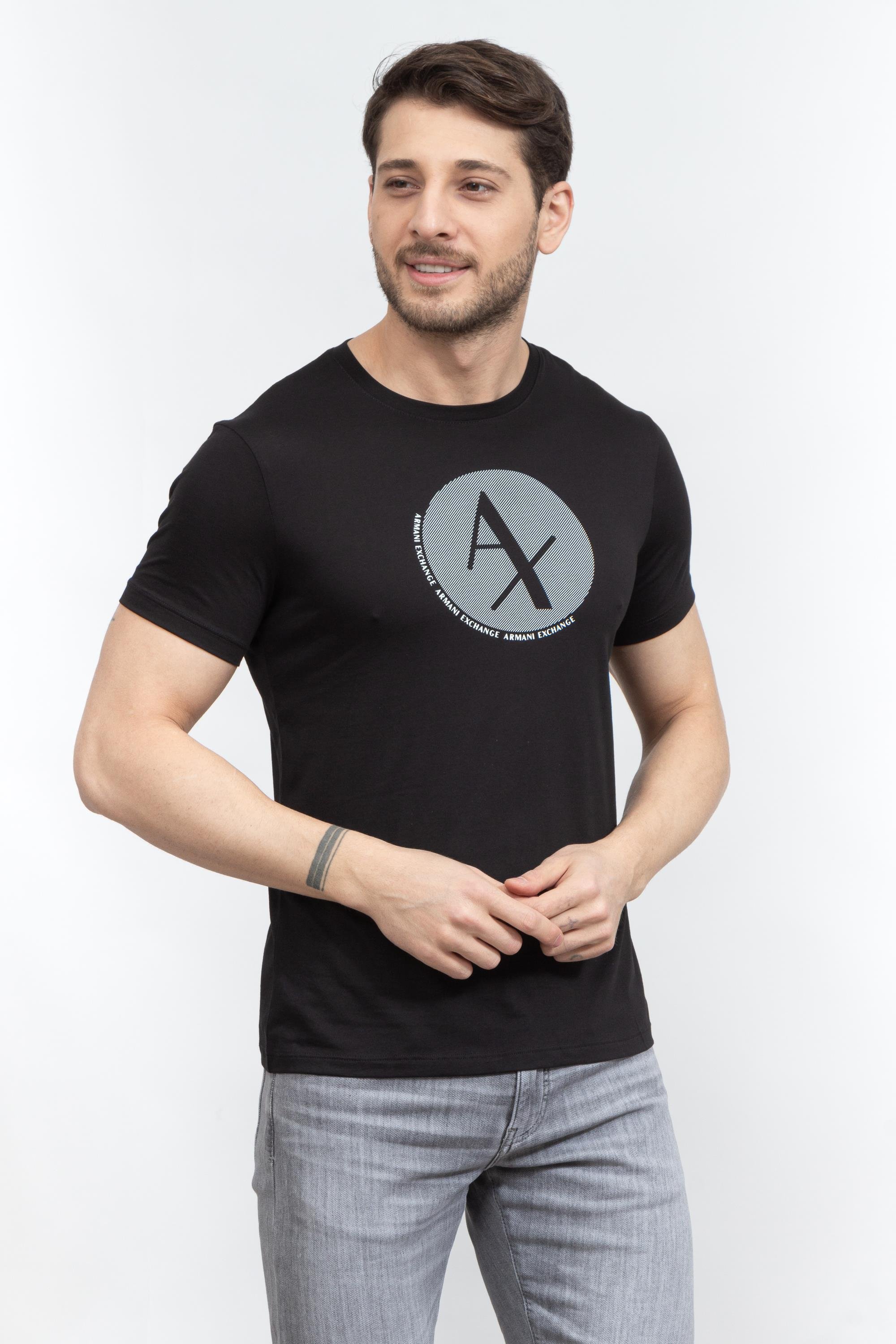 Armani Exchange Erkek Bisiklet Yaka T-Shirt