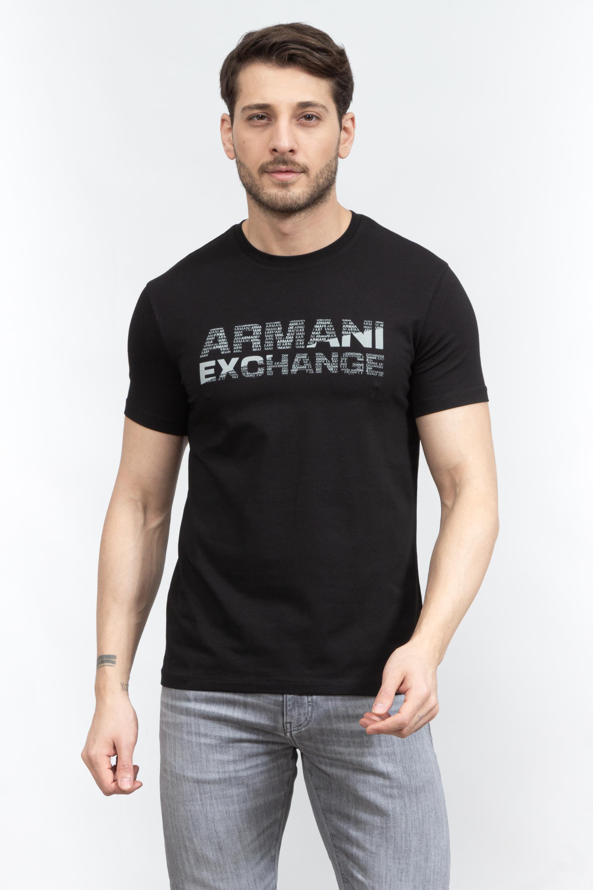 Armani Exchange Erkek Bisiklet Yaka T-Shirt