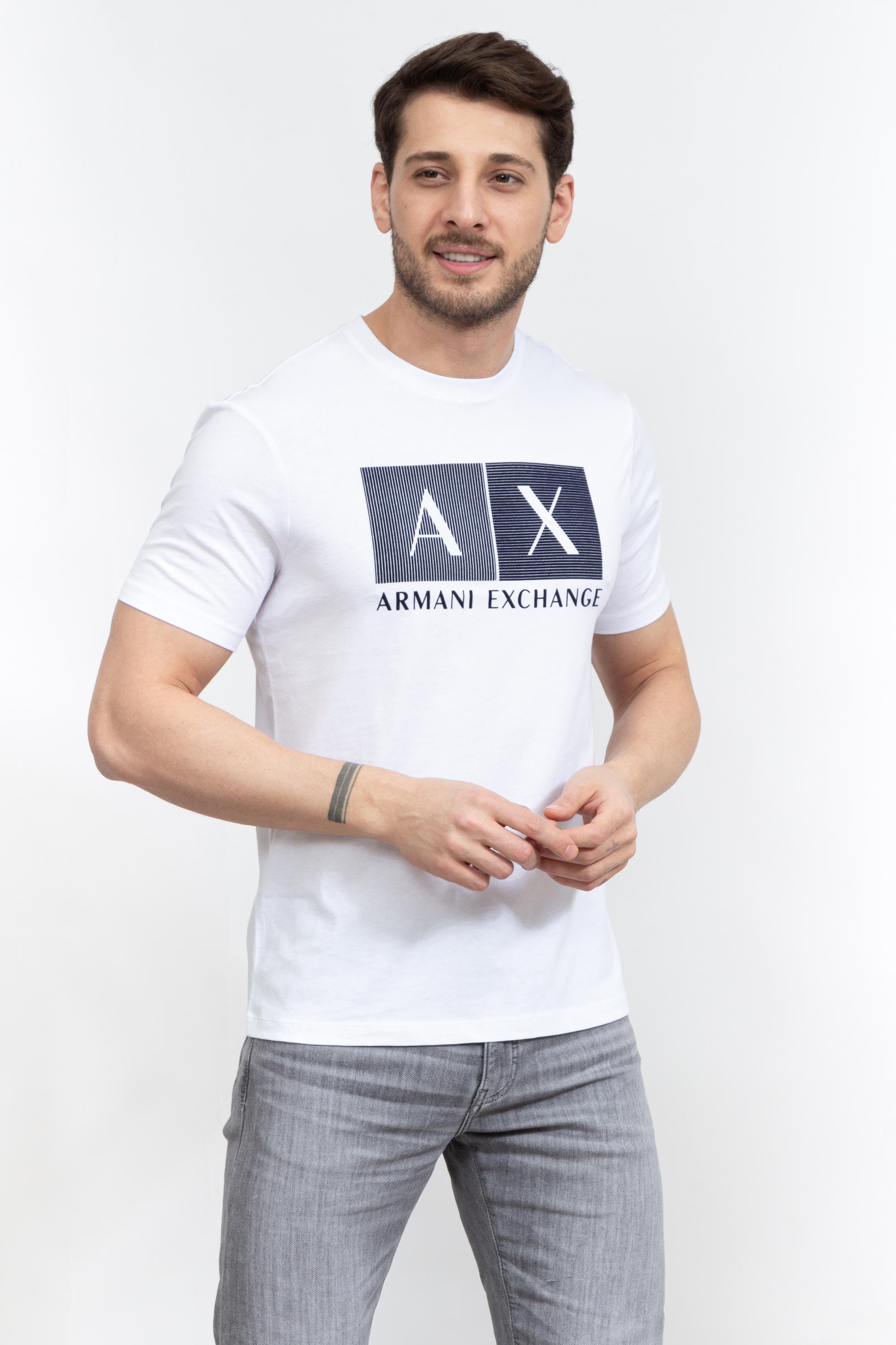Armani Exchange Erkek Bisiklet Yaka T-Shirt