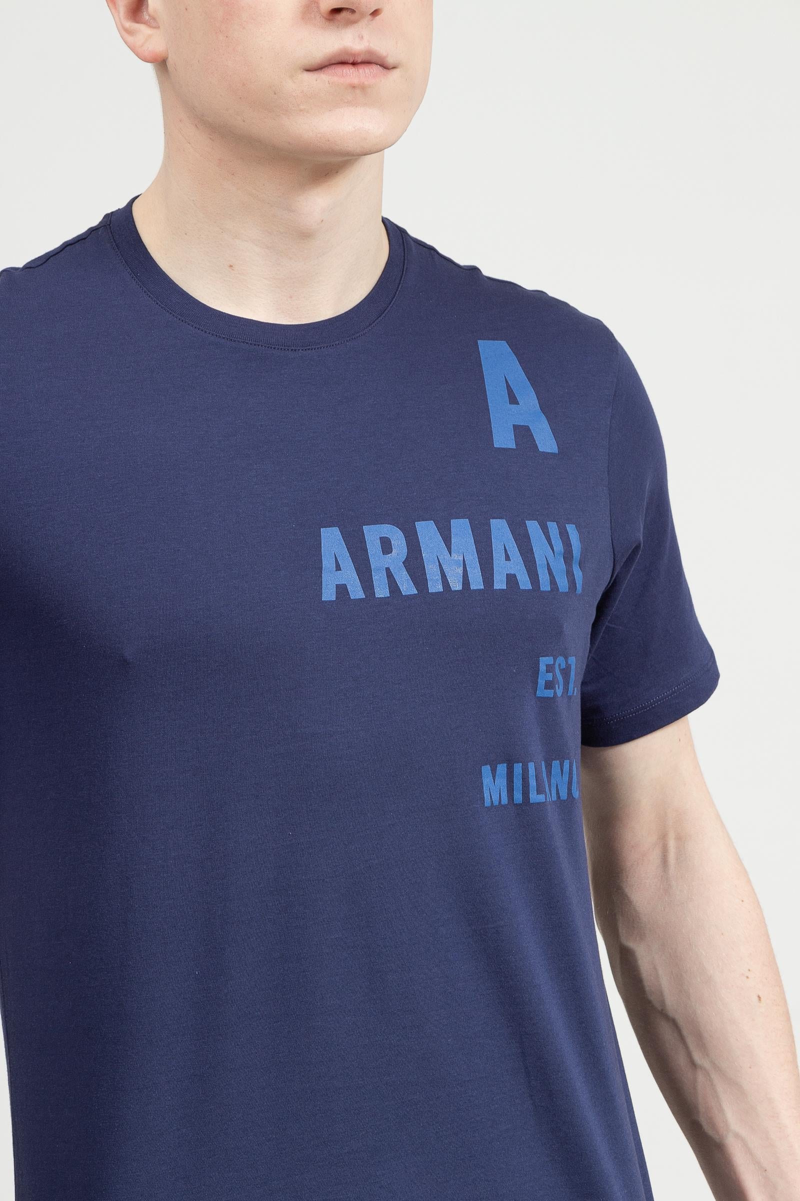 Armani Exchange Erkek Bisiklet Yaka T-Shirt