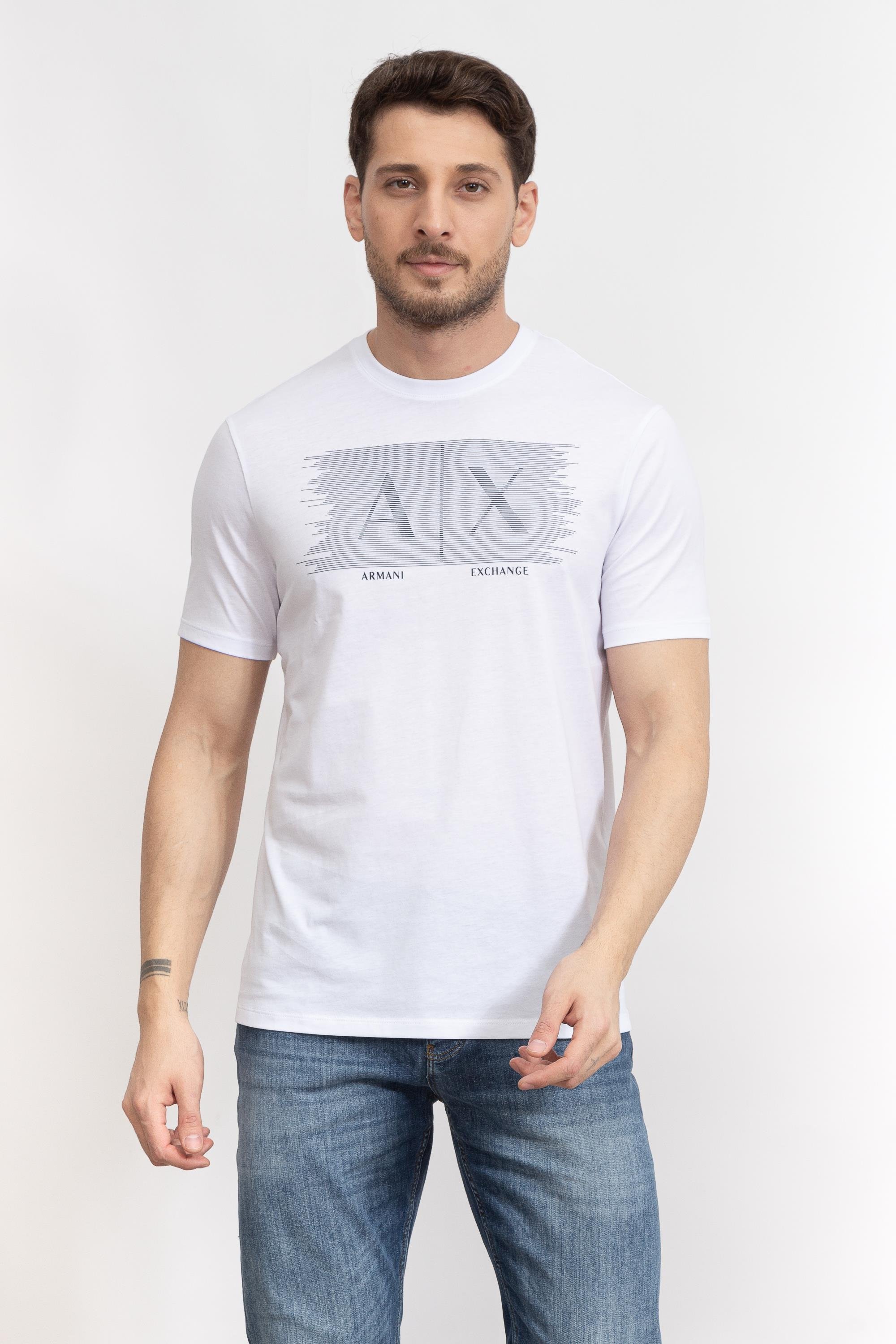 Armani Exchange Erkek Bisiklet Yaka T-Shirt