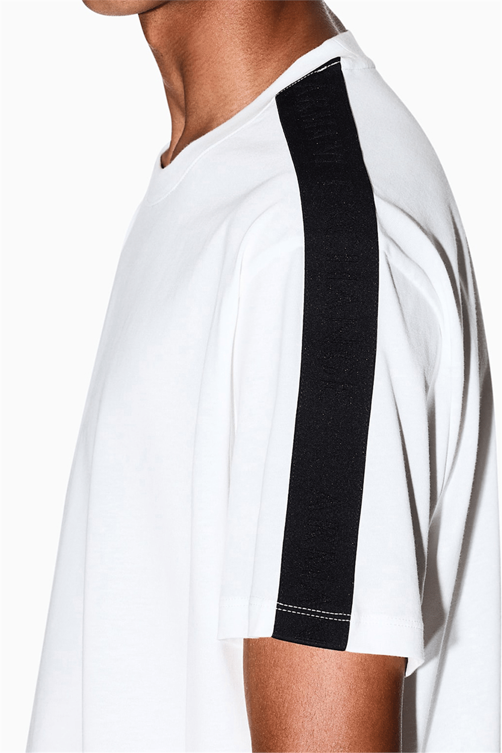 Armani Exchange Erkek Bisiklet Yaka T-Shirt Beyaz
