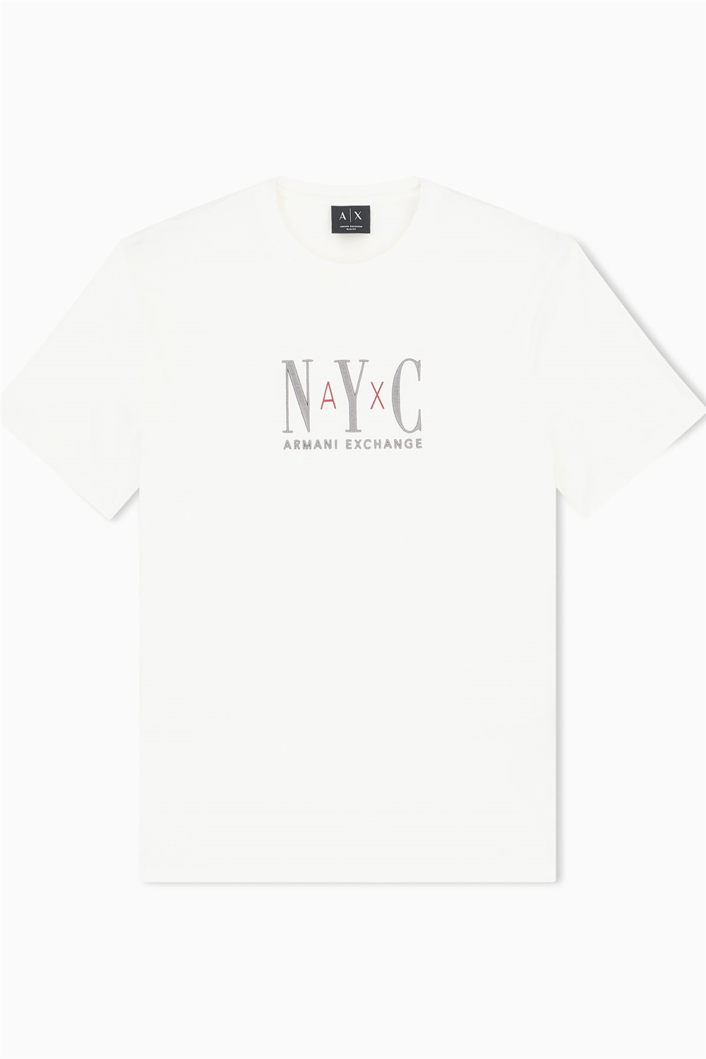 Armani Exchange Erkek Bisiklet Yaka T-Shirt Beyaz