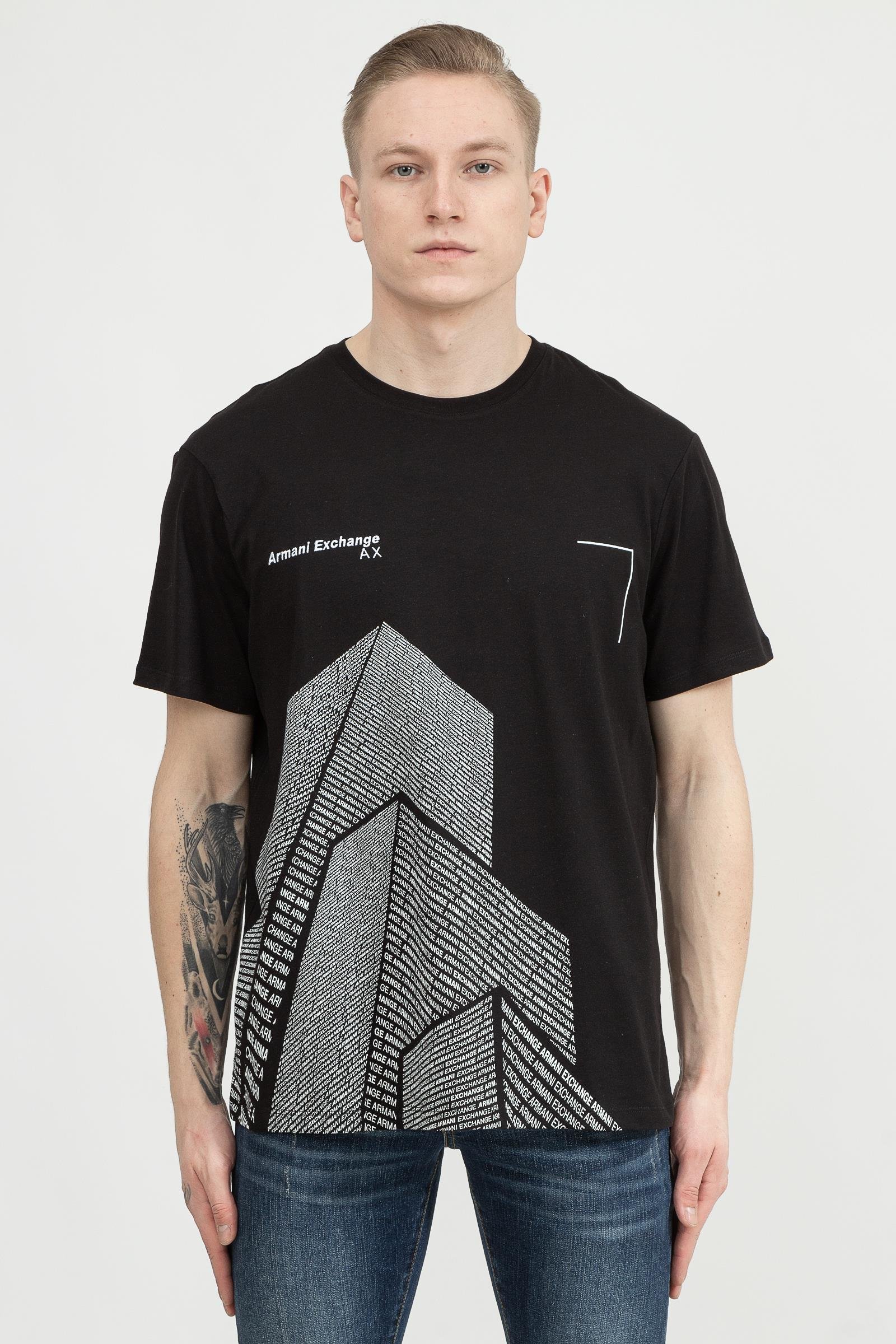 Armani Exchange Erkek Bisiklet Yaka T-Shirt