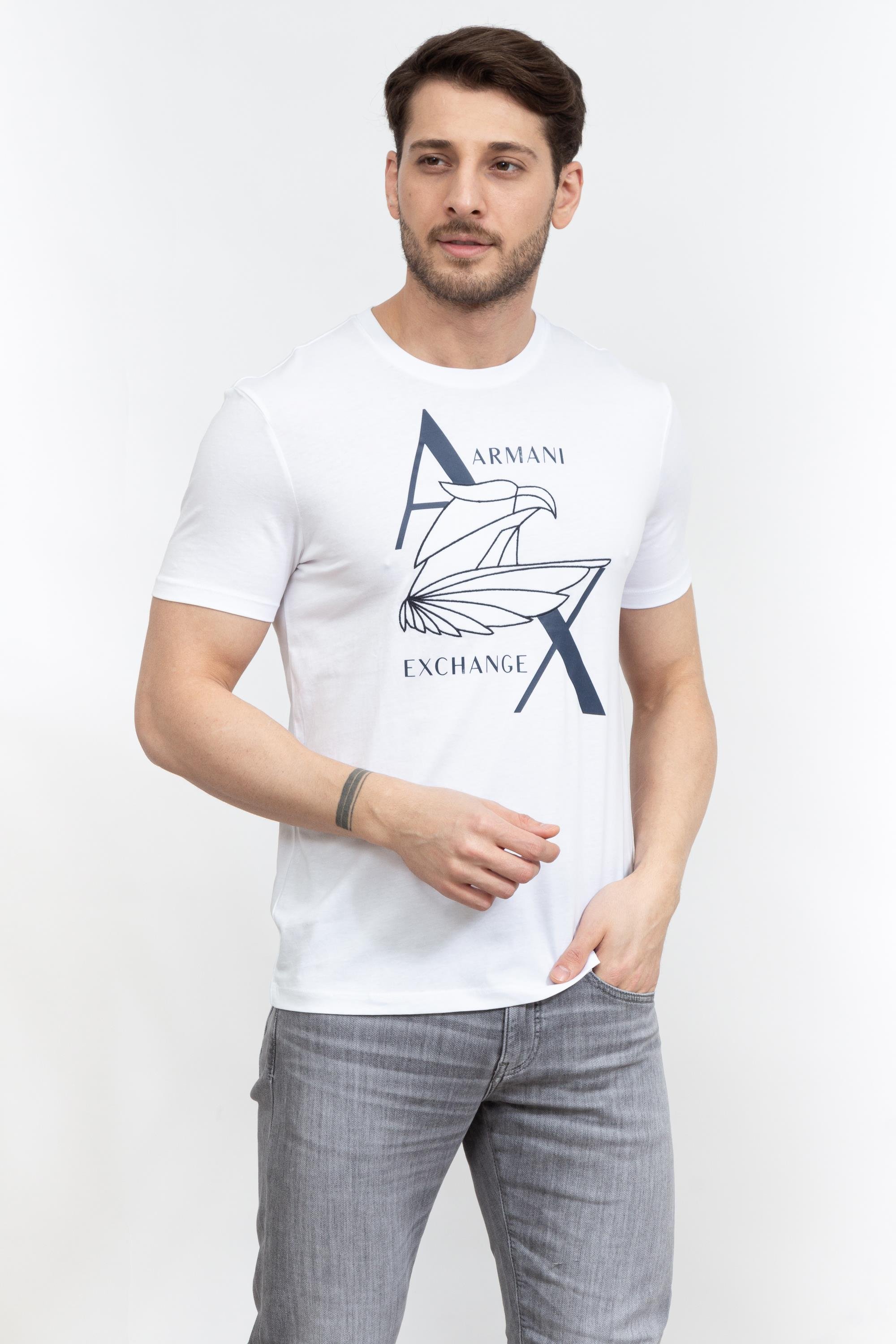 Armani Exchange Erkek Bisiklet Yaka T-Shirt