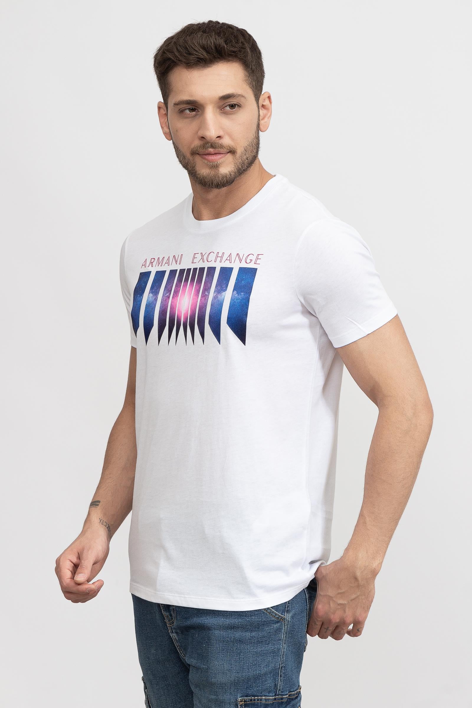 Armani Exchange Erkek Bisiklet Yaka T-Shirt