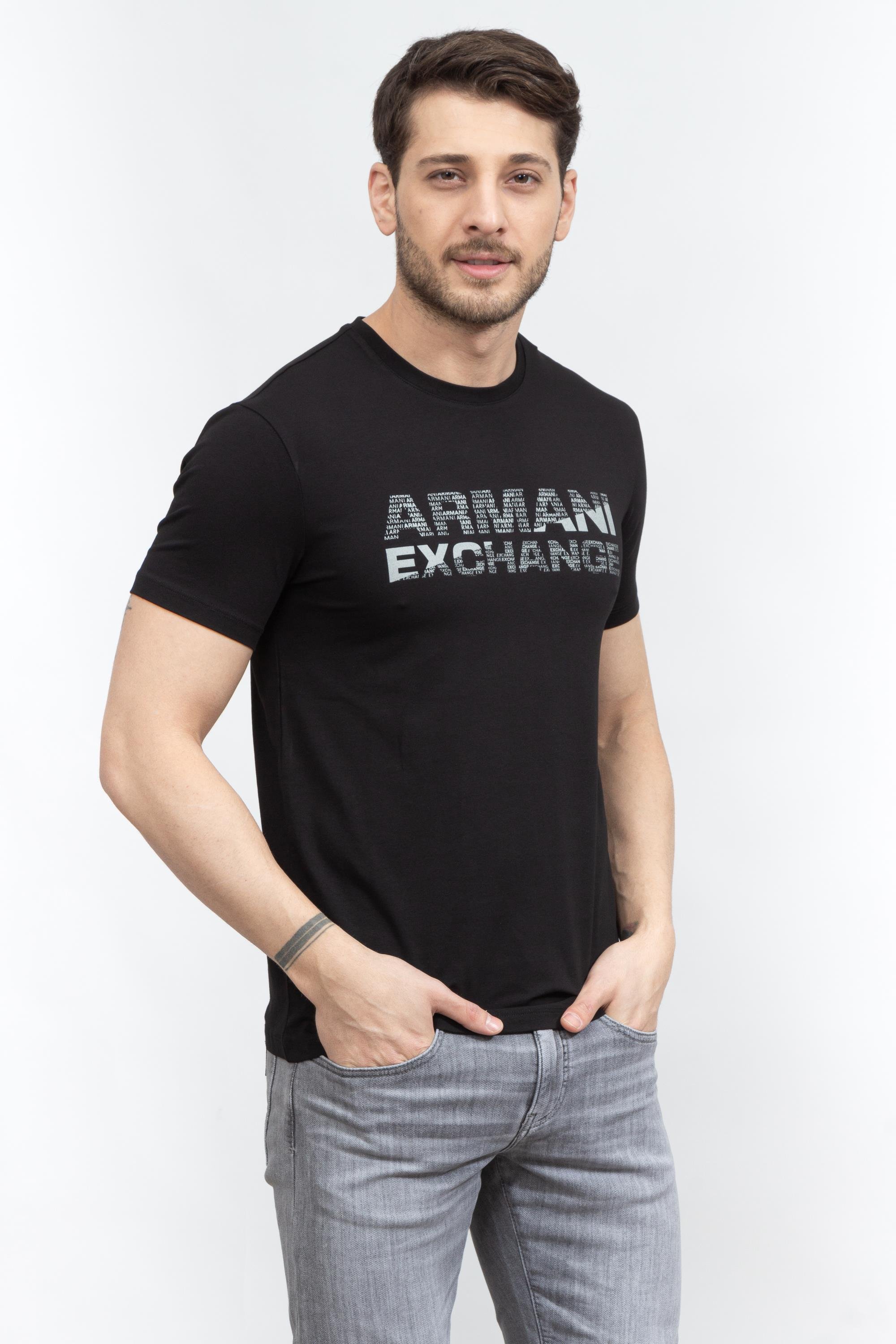 Armani Exchange Erkek Bisiklet Yaka T-Shirt