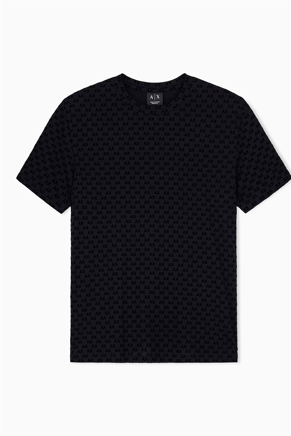 Armani Exchange Erkek Bisiklet Yaka T-Shirt Siyah