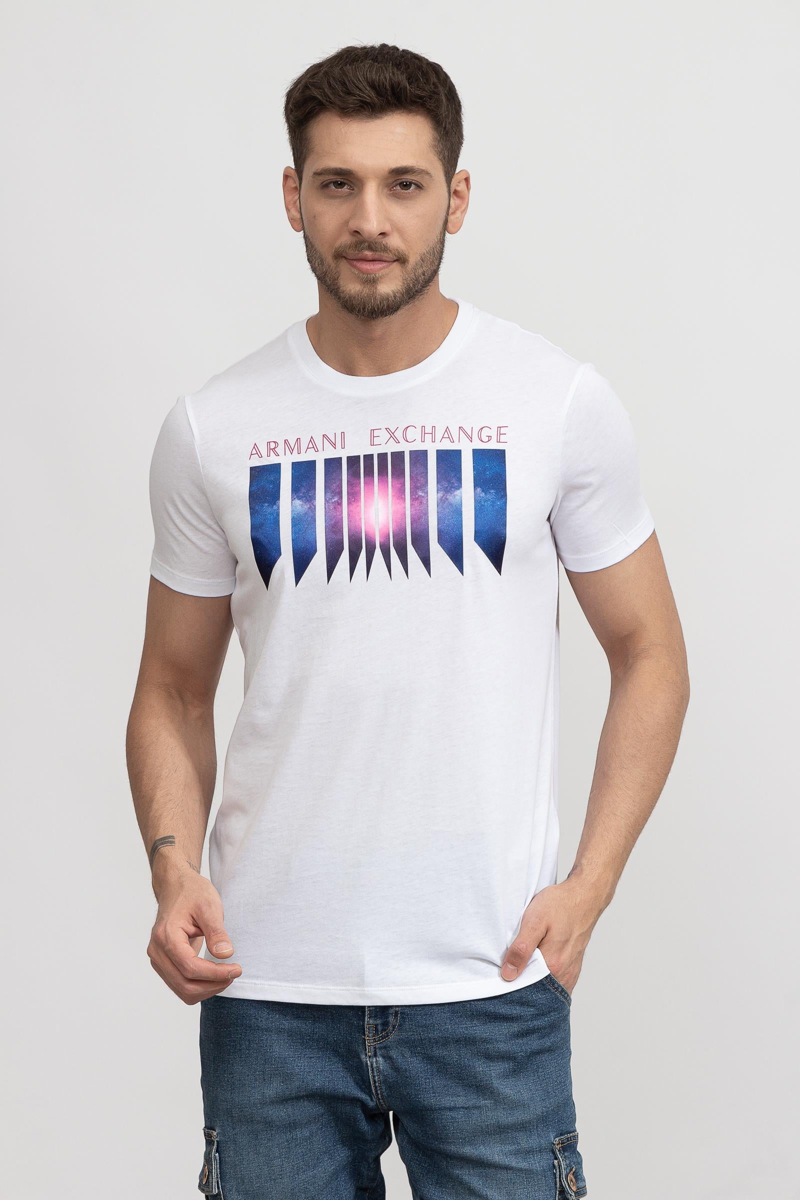 Armani Exchange Erkek Bisiklet Yaka T-Shirt