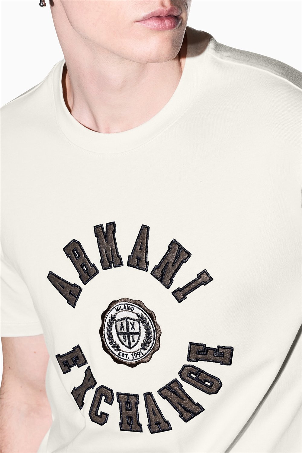 Armani Exchange Erkek Bisiklet Yaka T-Shirt