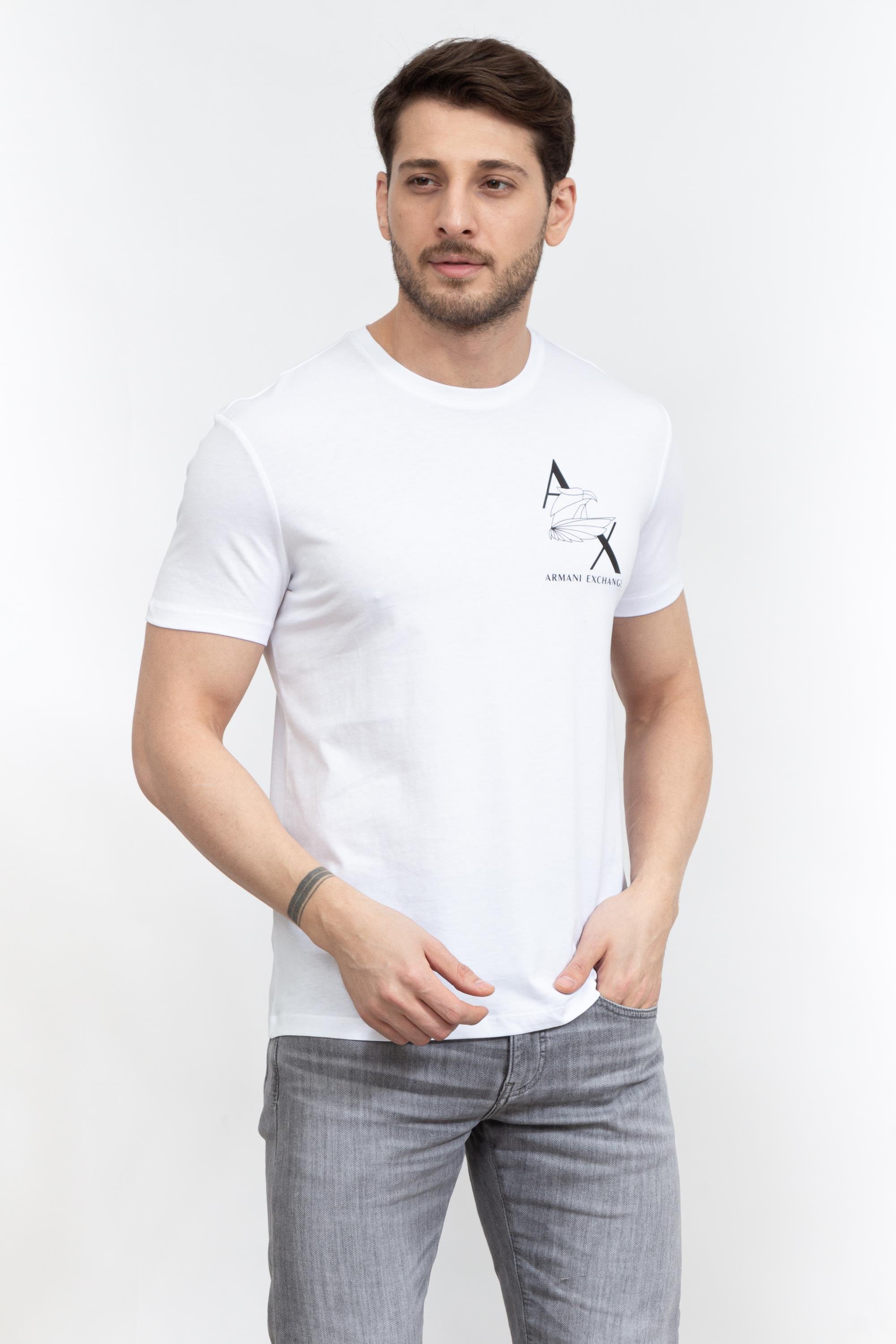 Armani Exchange Erkek Bisiklet Yaka T-Shirt