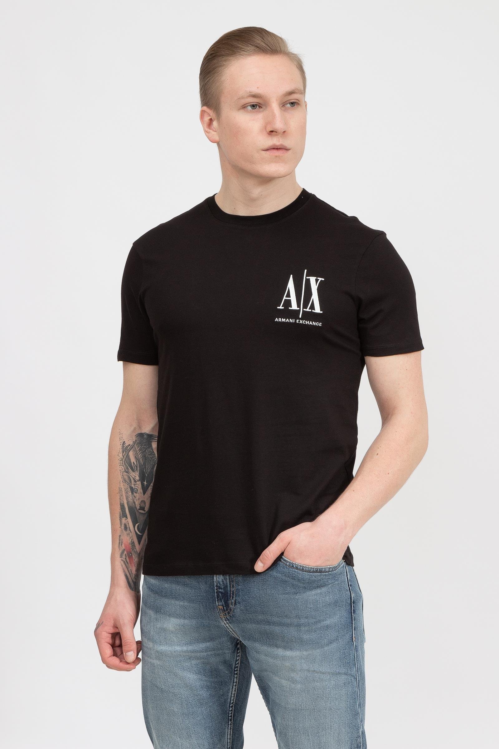 Armani Exchange Erkek Bisiklet Yaka T-Shirt