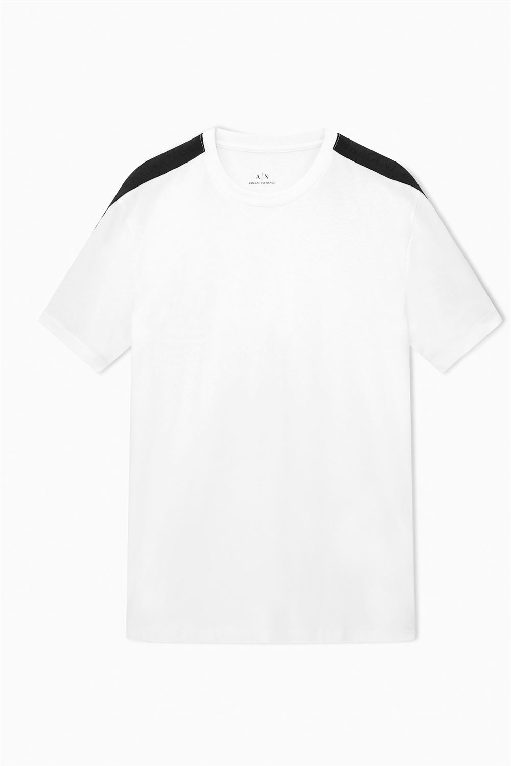 Armani Exchange Erkek Bisiklet Yaka T-Shirt Beyaz