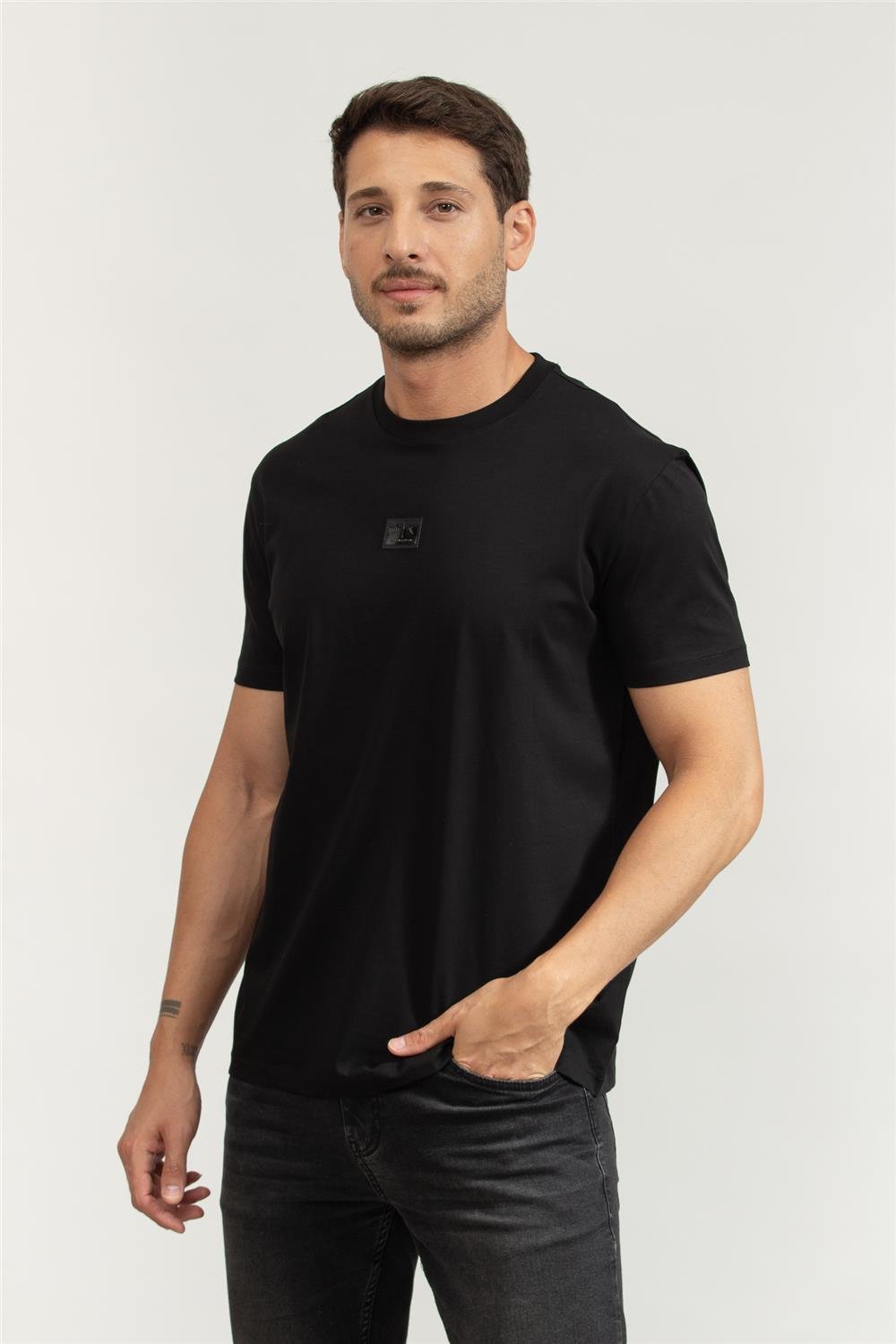 Armani Exchange Erkek Bisiklet Yaka T-Shirt