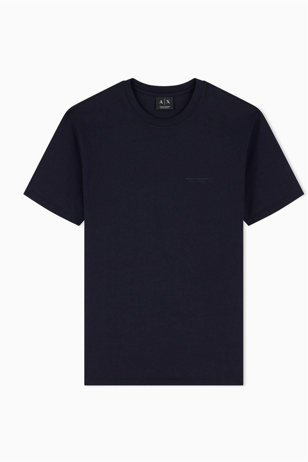 Armani Exchange Erkek Bisiklet Yaka T-Shirt Lacivert