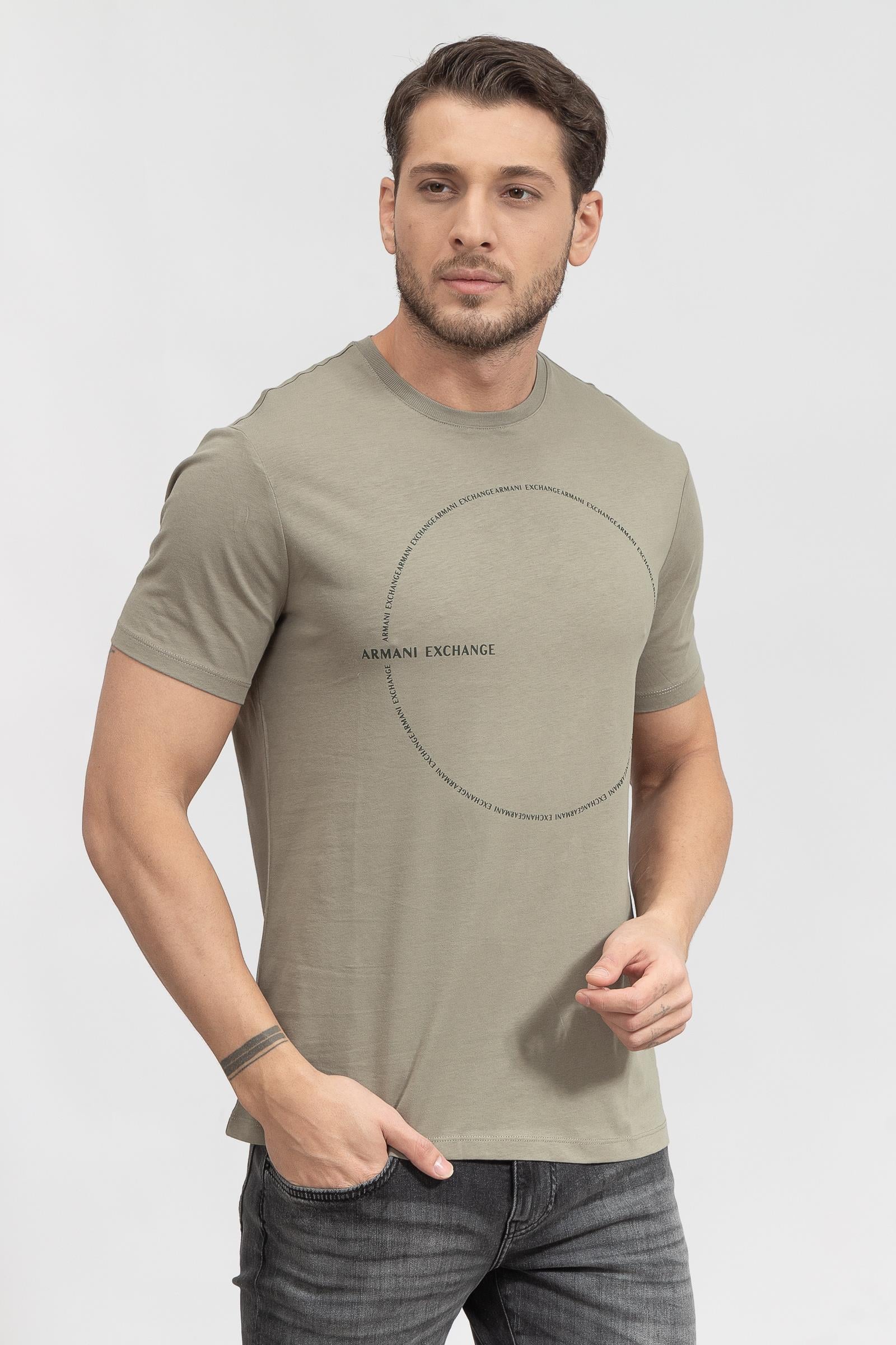 Armani Exchange Erkek Bisiklet Yaka T-Shirt